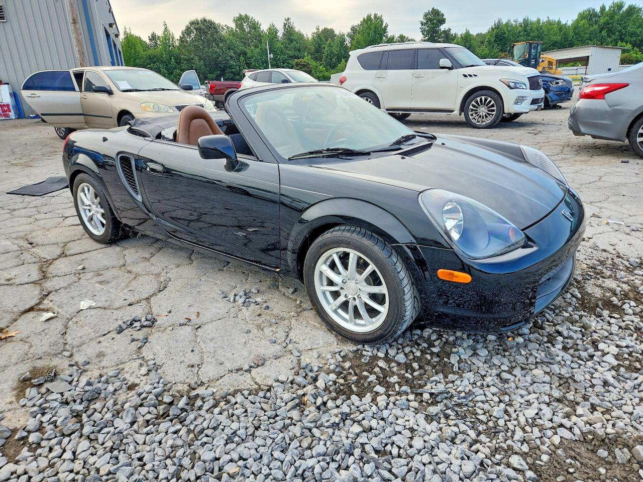 2002 Toyota Mr2 Spyder Black vin: JTDFR320820044765