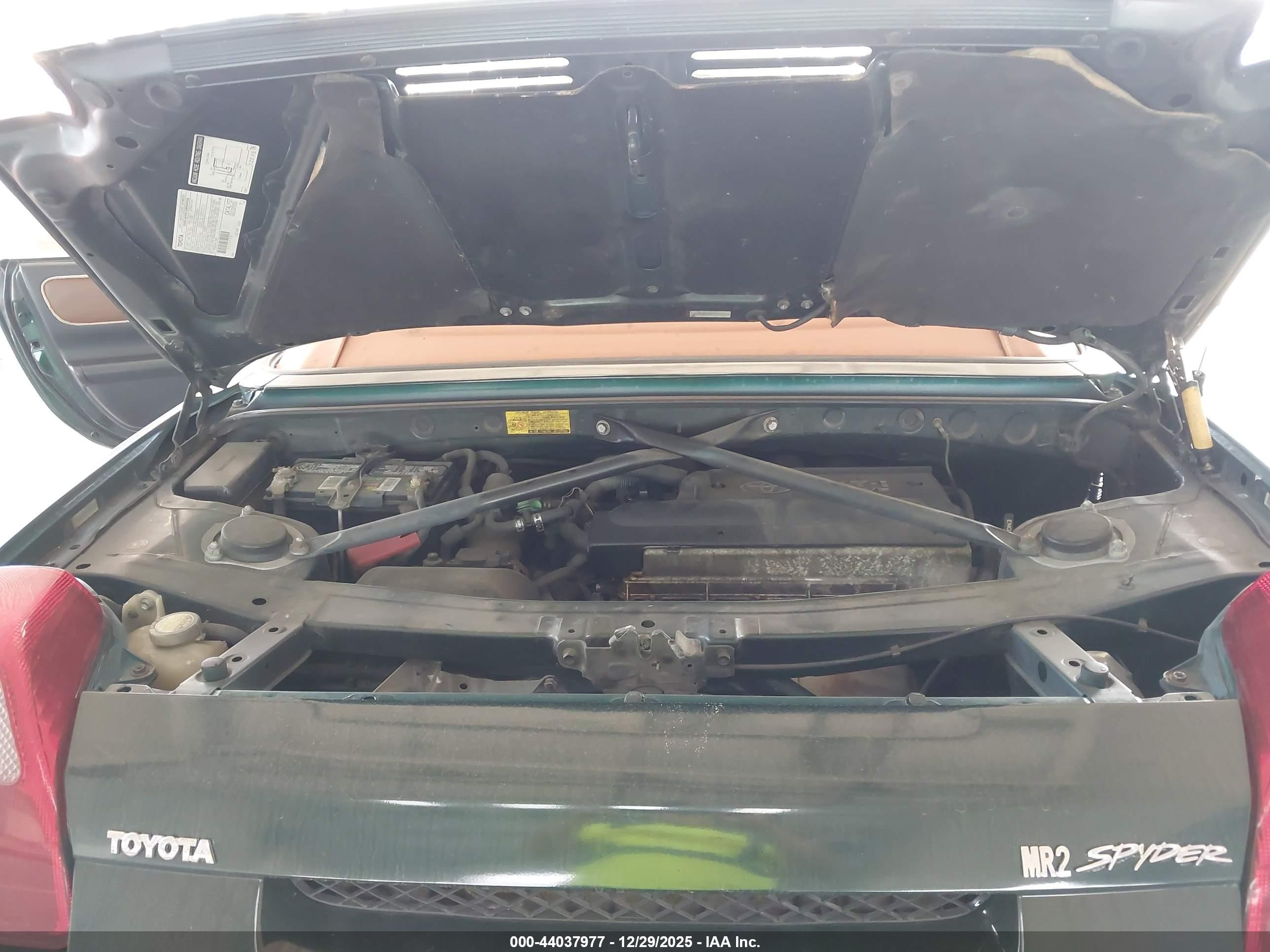 2002 Toyota Mr2 Spyder   Green vin: JTDFR320820052834