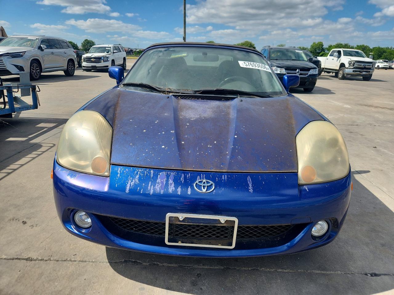 2003 Toyota Mr2 Spyder Blue vin: JTDFR320830065438