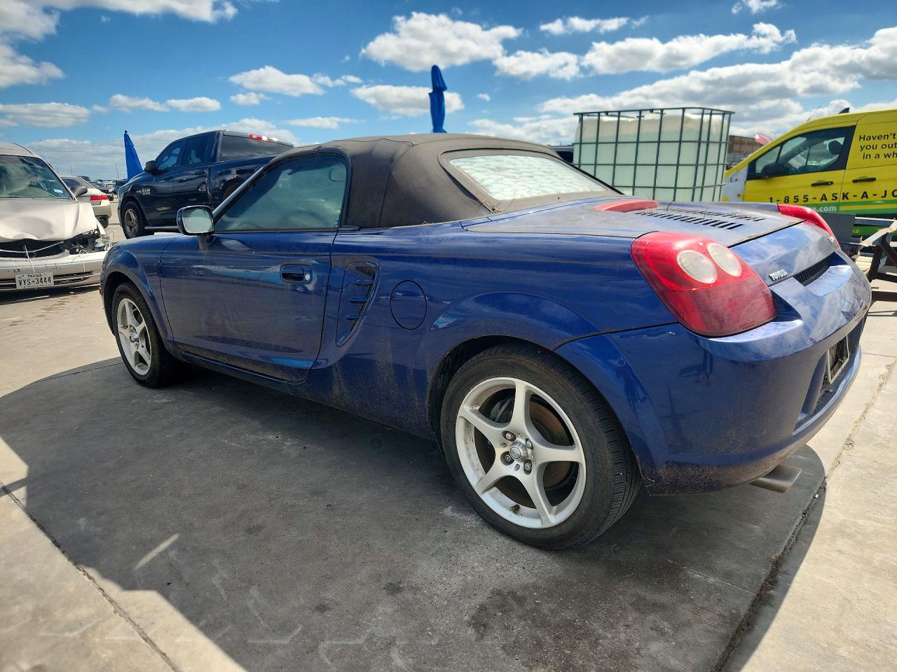 2003 Toyota Mr2 Spyder Blue vin: JTDFR320830065438