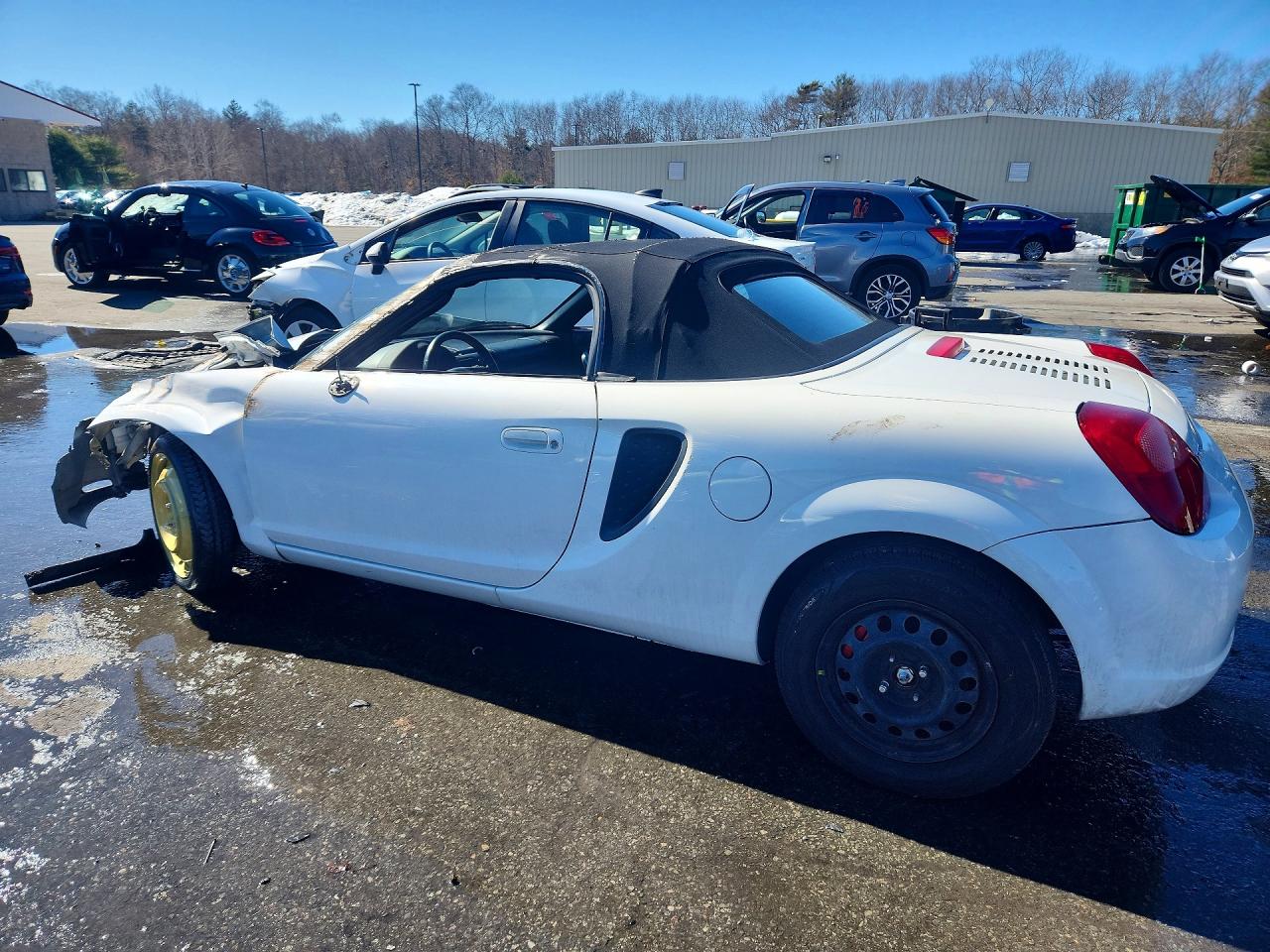 2000 Toyota Mr2 White vin: JTDFR3208Y0006512