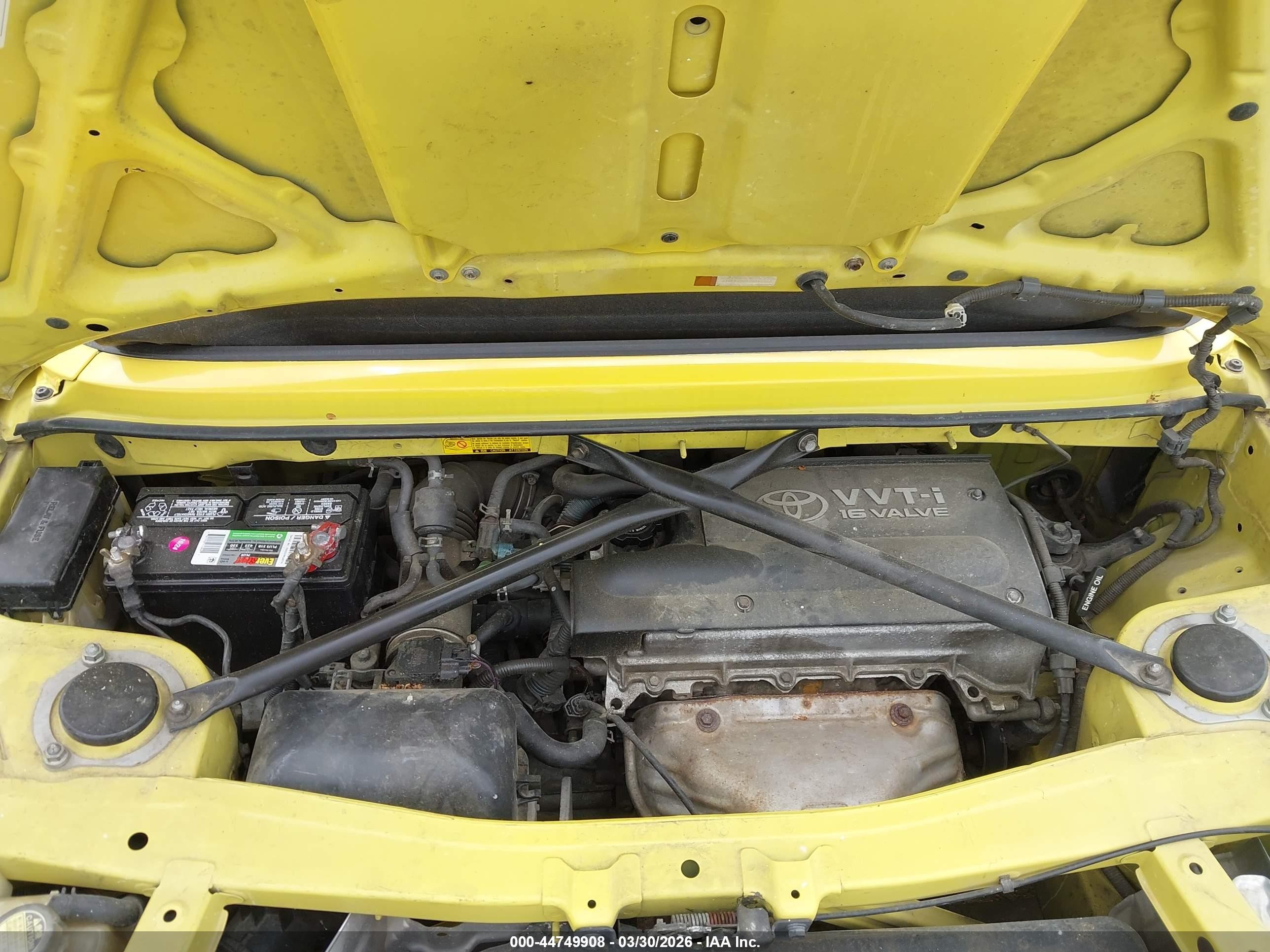 2002 Toyota Mr2 Spyder   Yellow vin: JTDFR320920044502