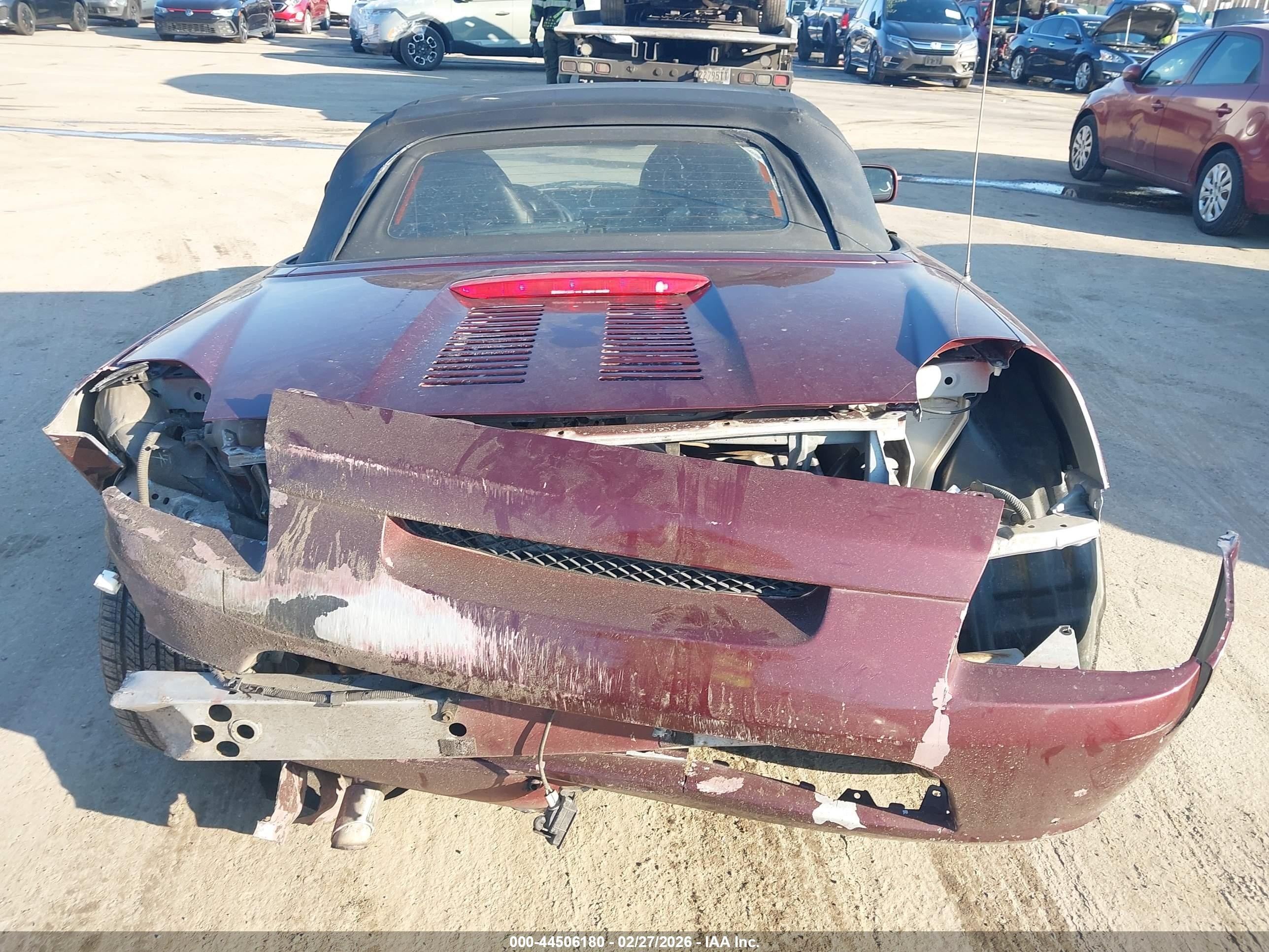2002 Toyota Mr2 Spyder   Maroon vin: JTDFR320920053376