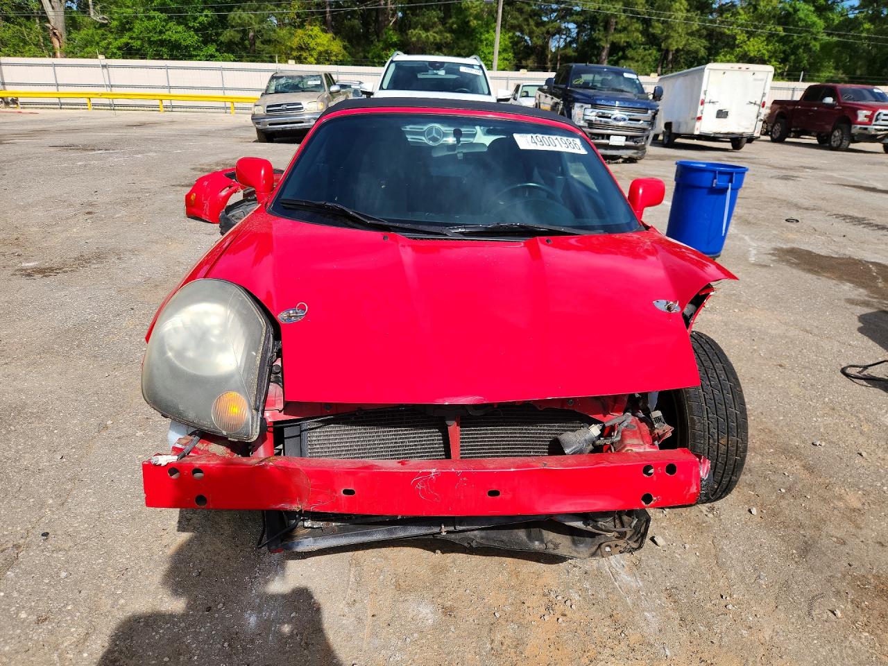 2002 Toyota Mr2 Spyder Base Красный vin: JTDFR320X20042662