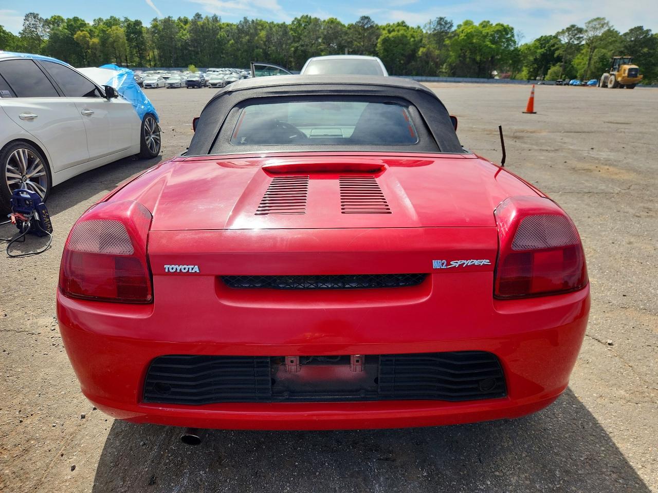 2002 Toyota Mr2 Spyder Base Красный vin: JTDFR320X20042662