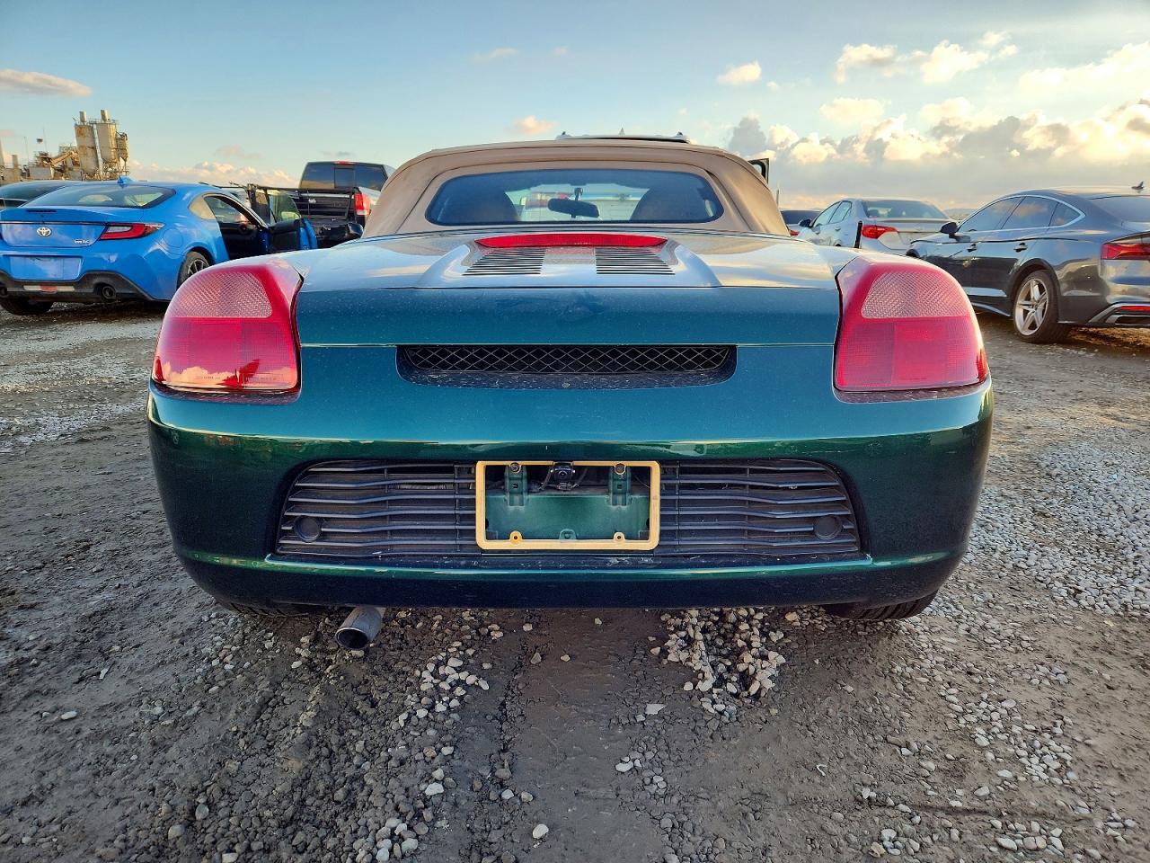 2002 Toyota Mr2 Spyder Green vin: JTDFR320X20048431