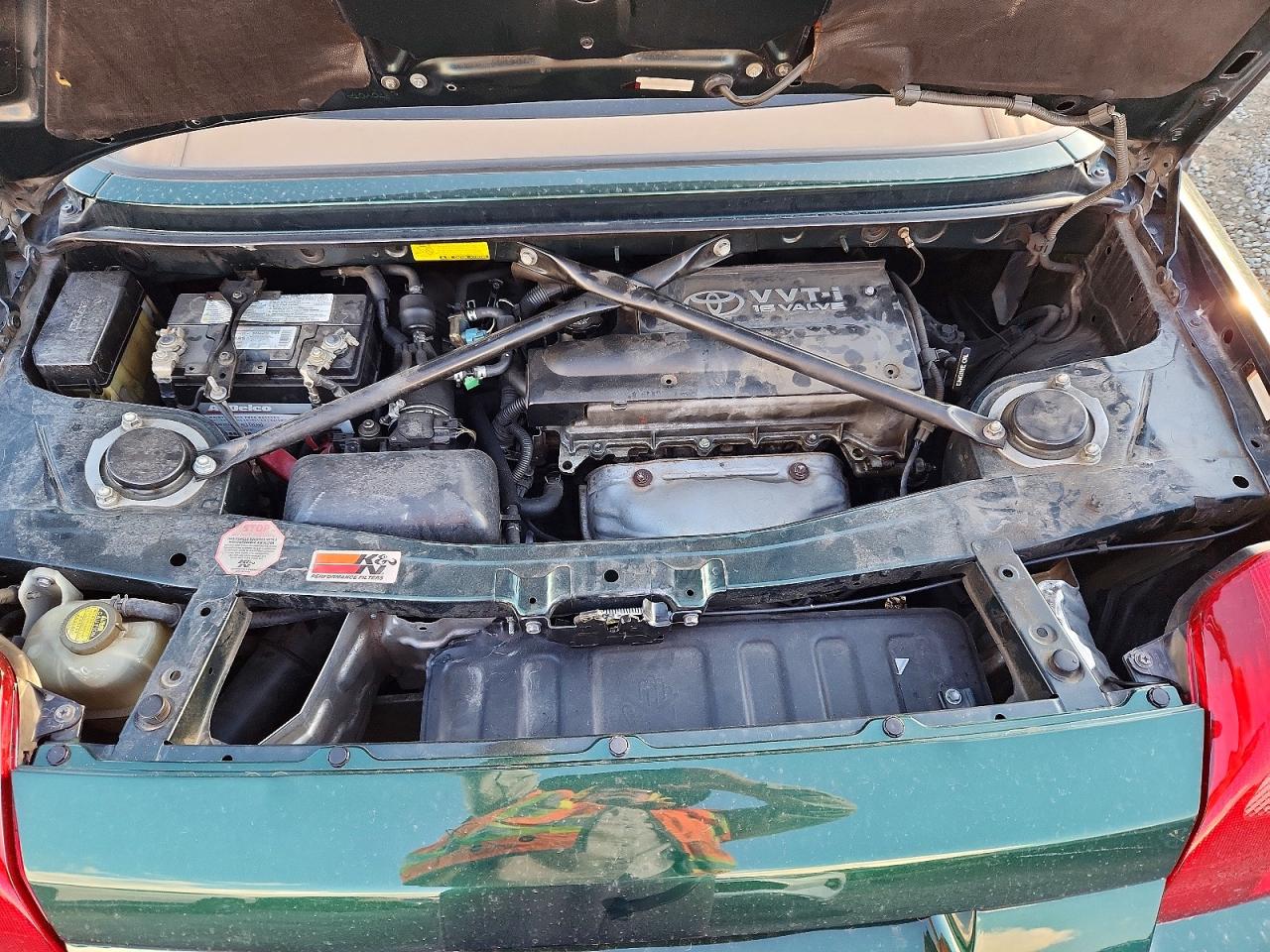 2002 Toyota Mr2 Spyder Green vin: JTDFR320X20048431