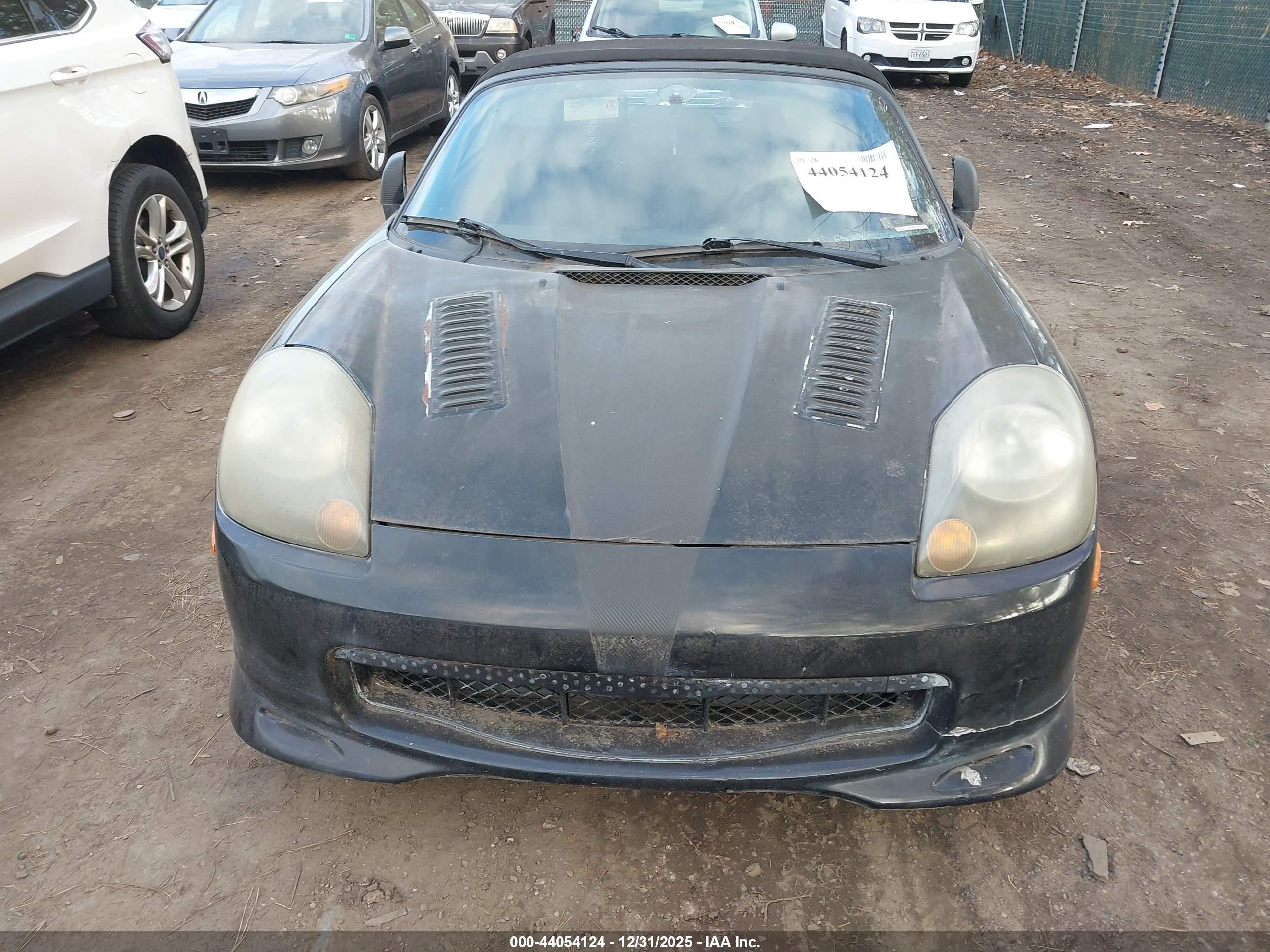 2002 Toyota Mr2 Spyder   Black vin: JTDFR320X20051295
