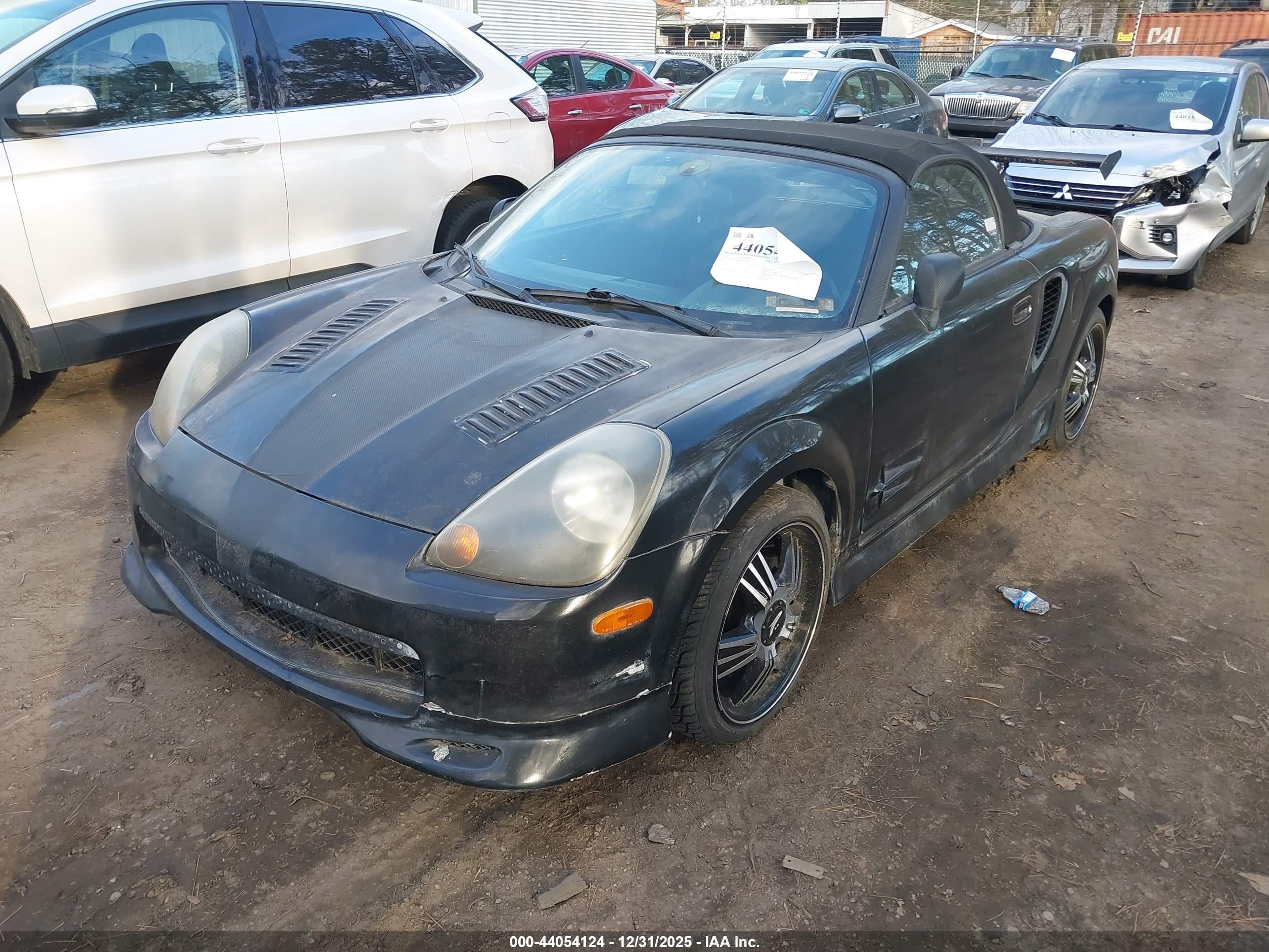 2002 Toyota Mr2 Spyder   Black vin: JTDFR320X20051295