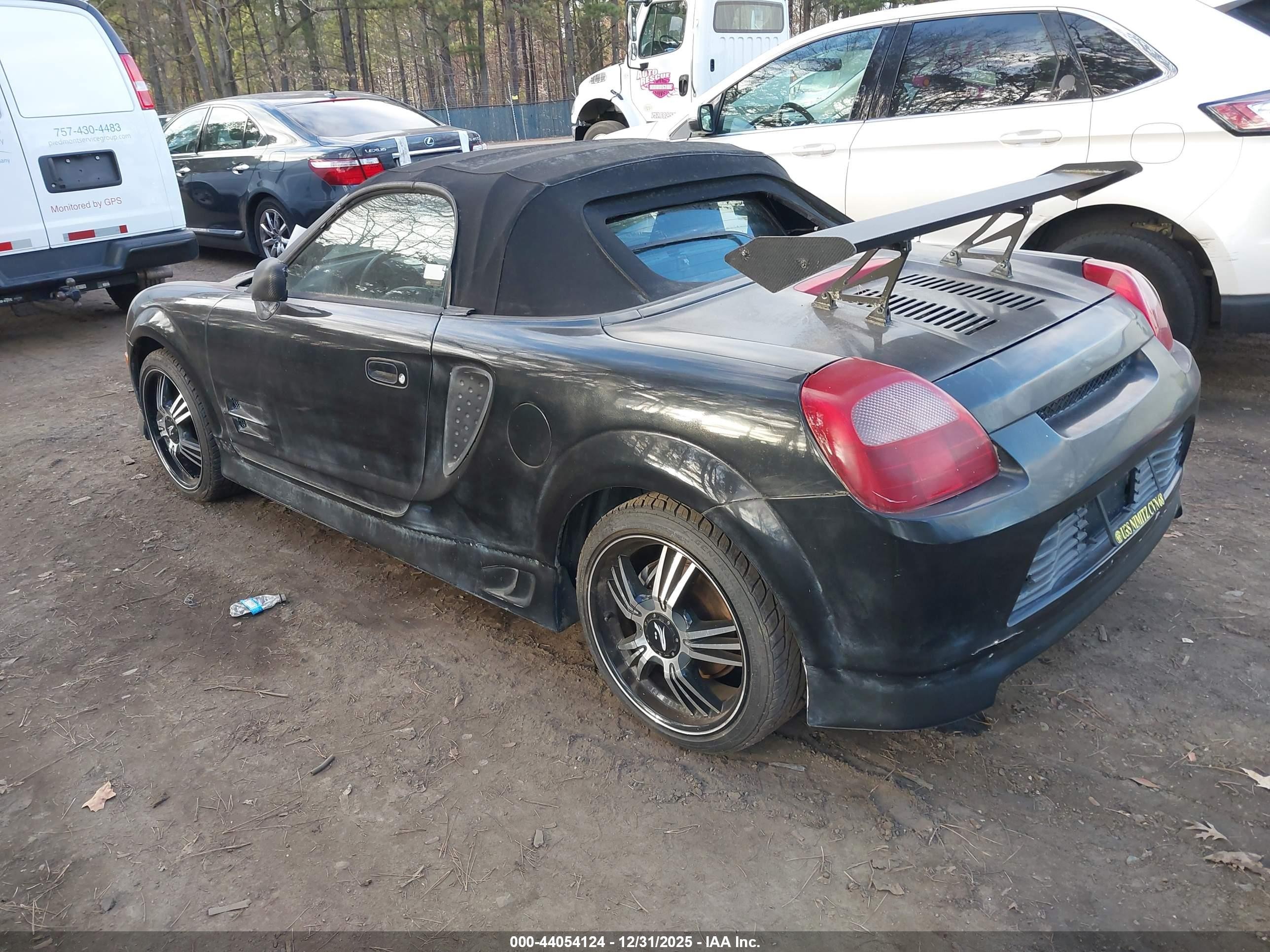 2002 Toyota Mr2 Spyder   Black vin: JTDFR320X20051295