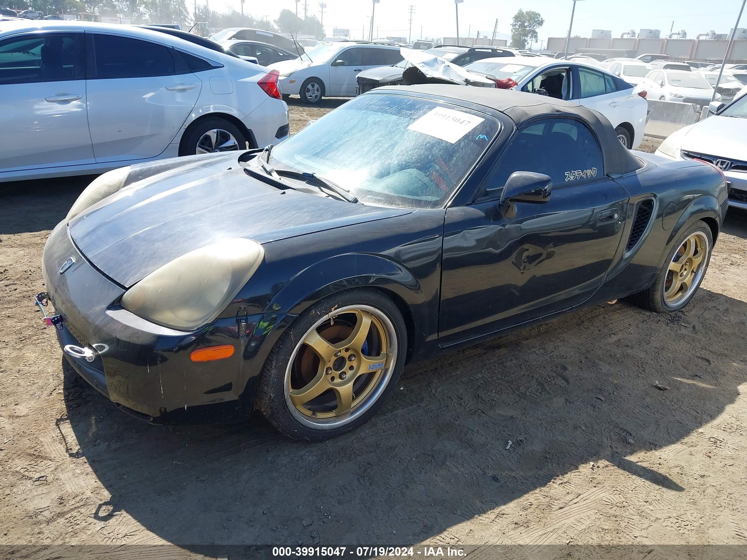 Price & History 2002 Toyota Mr2 Spyder 1.8l I-4 Dohc, Vvt, 138hp