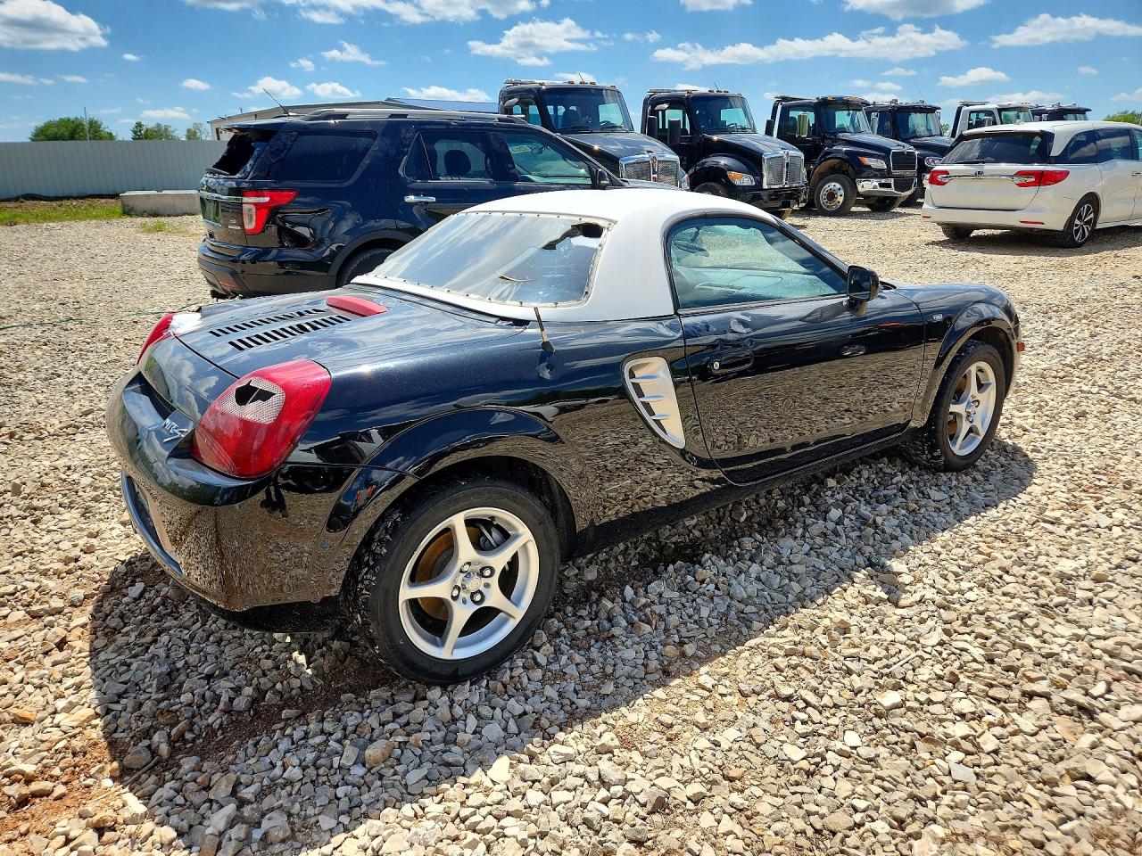 2000 Toyota Mr2 Spyder Black vin: JTDFR320XY0020833