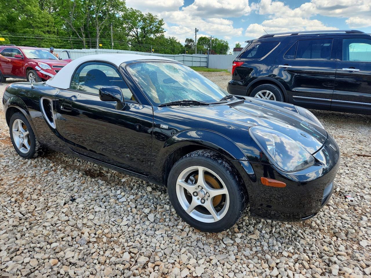 2000 Toyota Mr2 Spyder Black vin: JTDFR320XY0020833