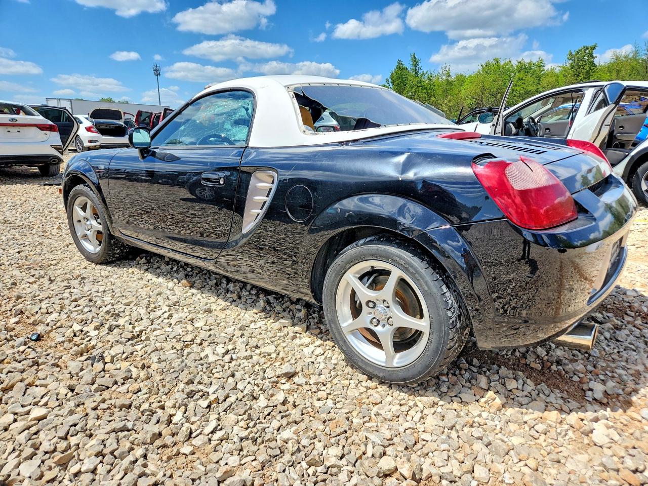2000 Toyota Mr2 Spyder Black vin: JTDFR320XY0020833