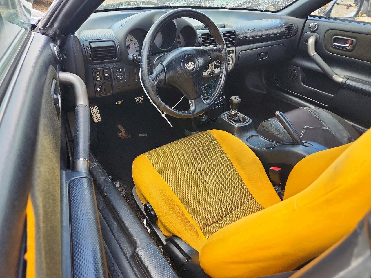 2000 Toyota Mr2 Spyder Black vin: JTDFR320XY0020833