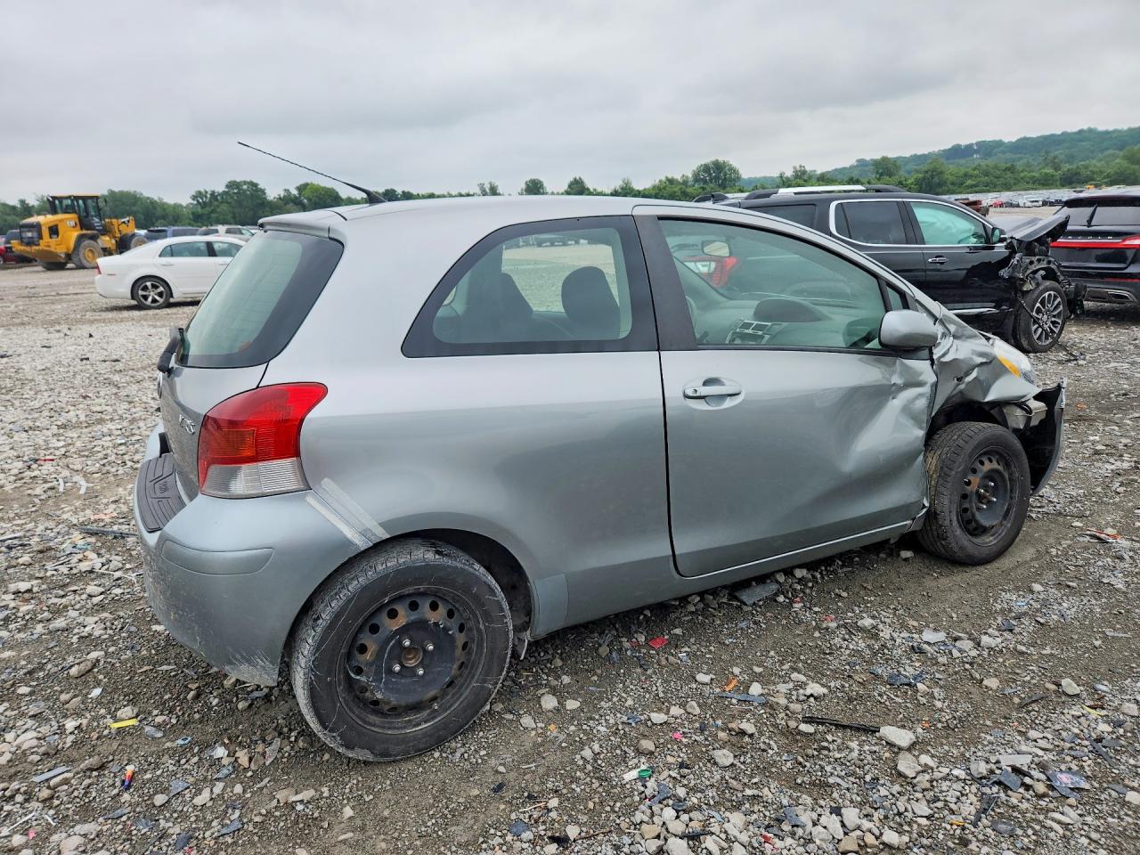 2010 Toyota Yaris Base Gray vin: JTDJT4K30A5285135