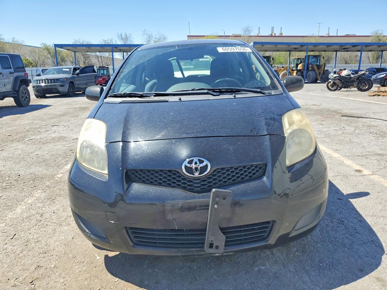 2010 Toyota Yaris Base Black vin: JTDJT4K33A5324249