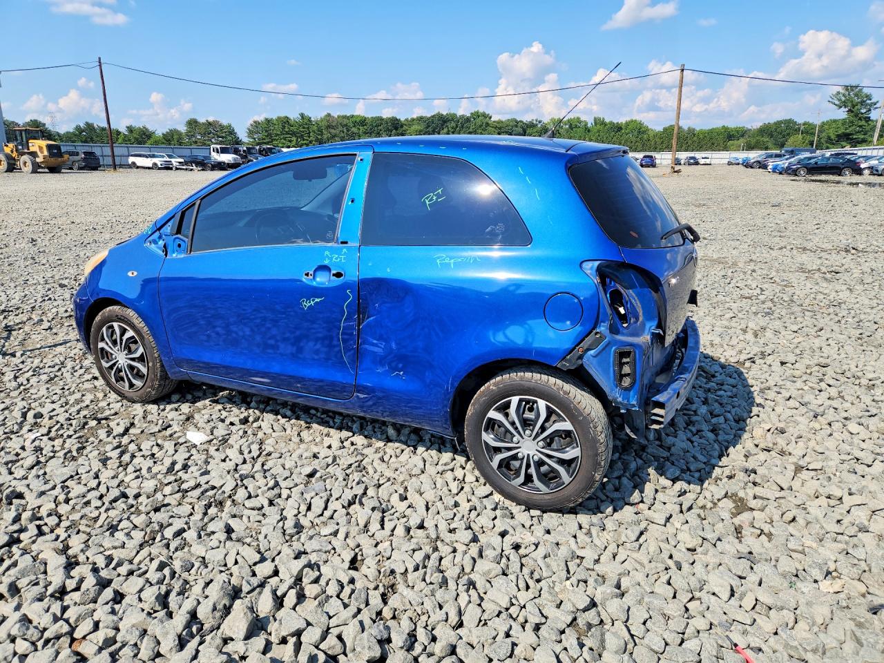 2009 Toyt Yaris Синий vin: JTDJT903695277231
