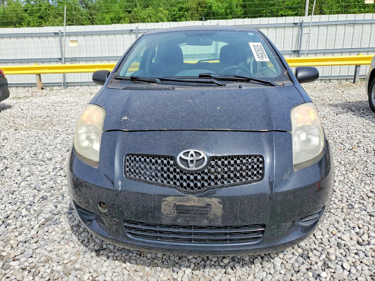 2008 Toyota Yaris Base Black vin: JTDJT903785162829