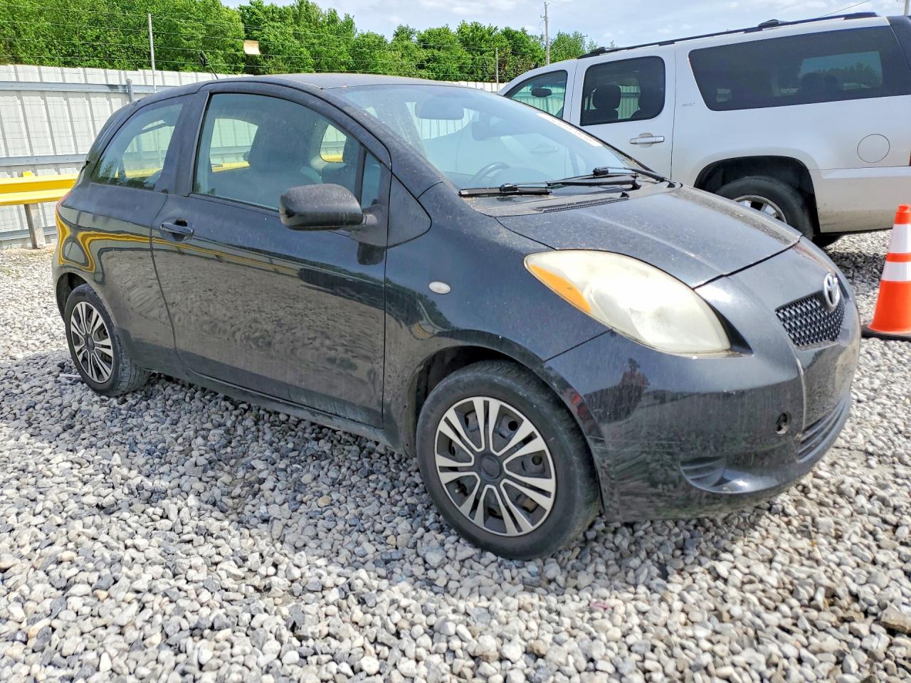 2008 Toyota Yaris Base Black vin: JTDJT903785162829
