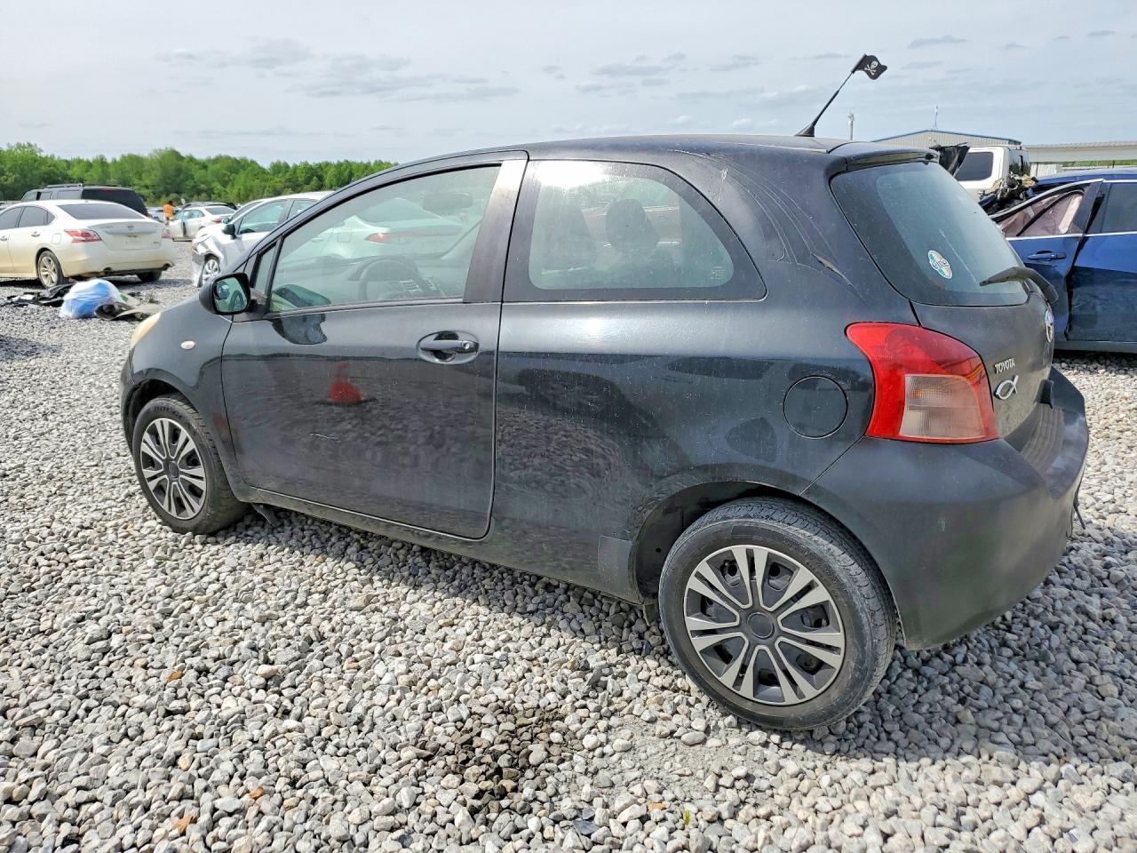 2008 Toyota Yaris Base Black vin: JTDJT903785162829