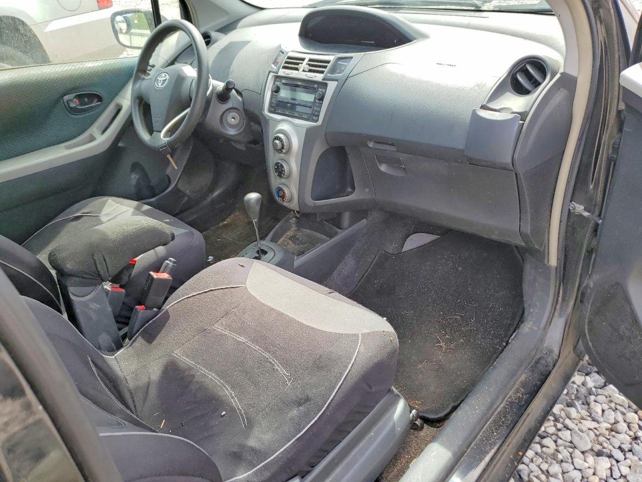 2008 Toyota Yaris Base Black vin: JTDJT903785162829