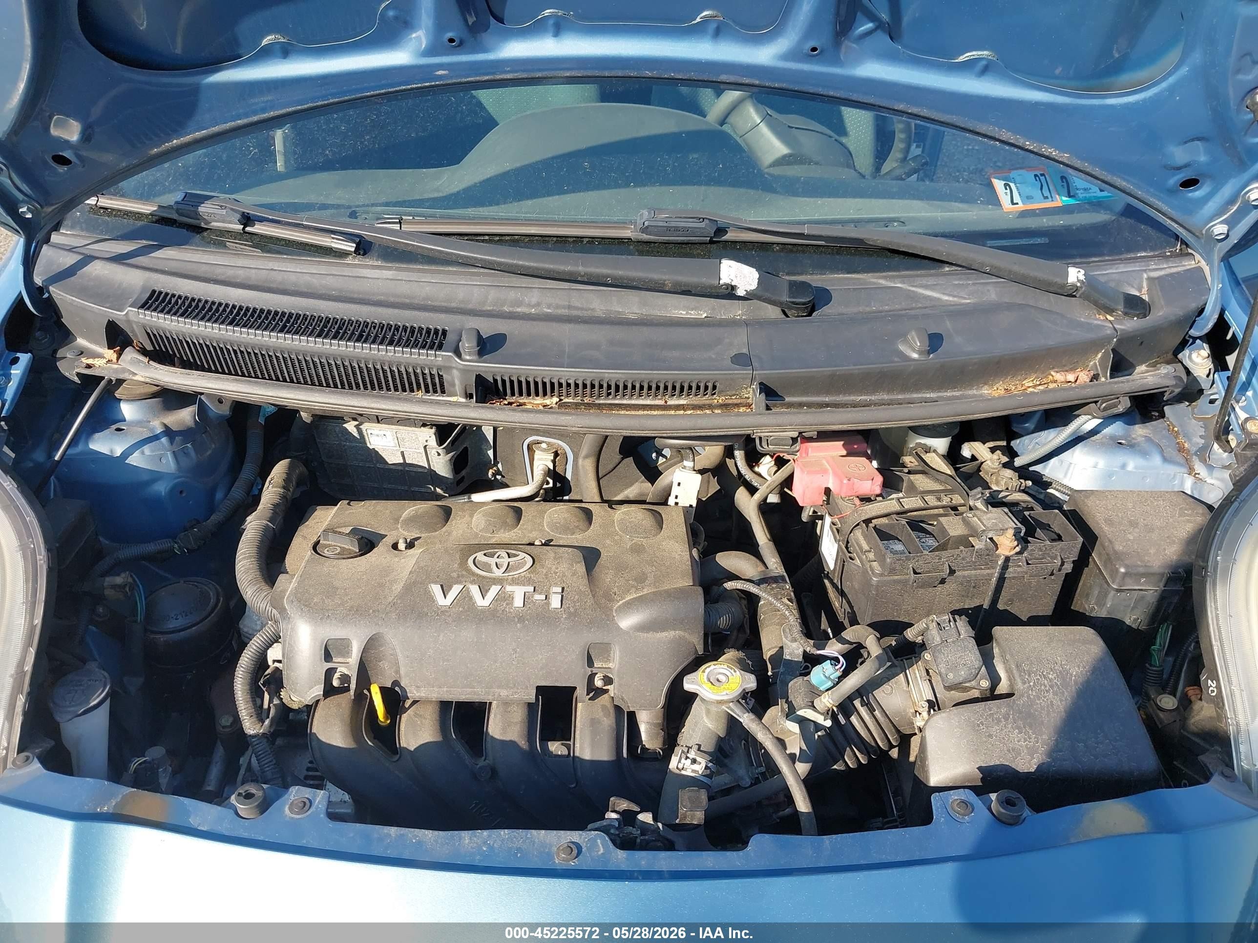 2007 Toyota Yaris   Blue vin: JTDJT923075110048