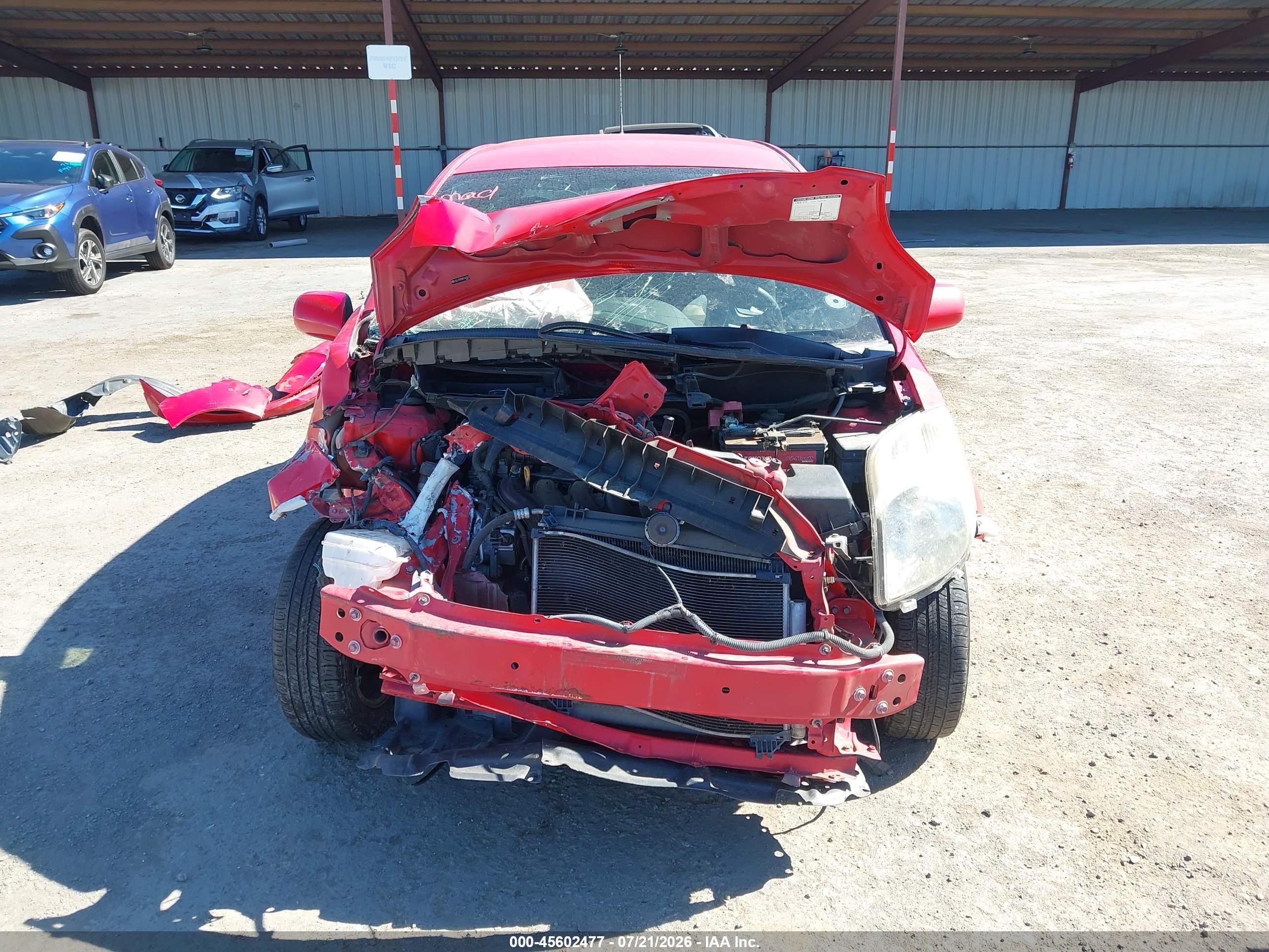 2008 Toyota Yaris S Red vin: JTDJT923085167061