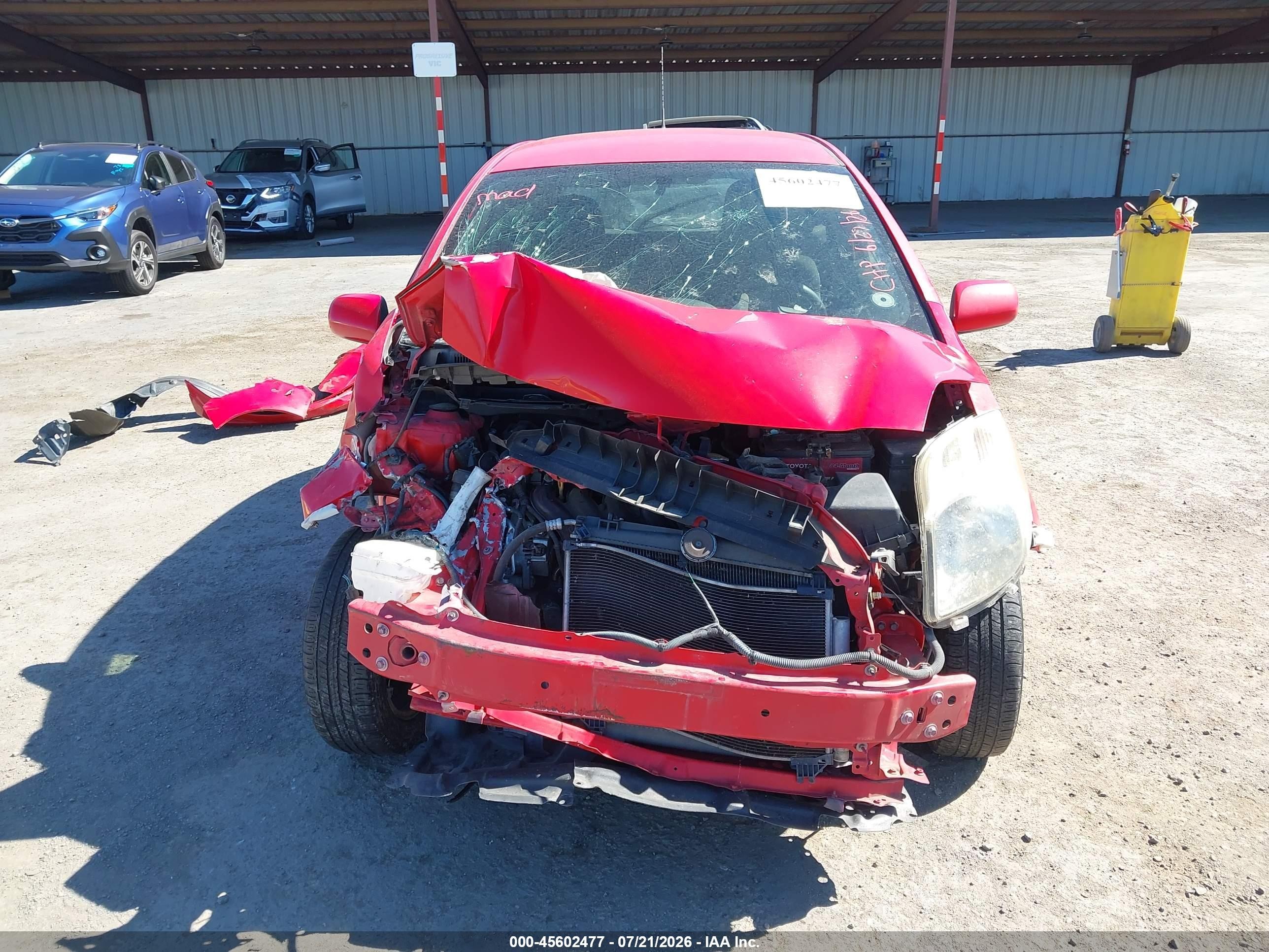 2008 Toyota Yaris S Red vin: JTDJT923085167061