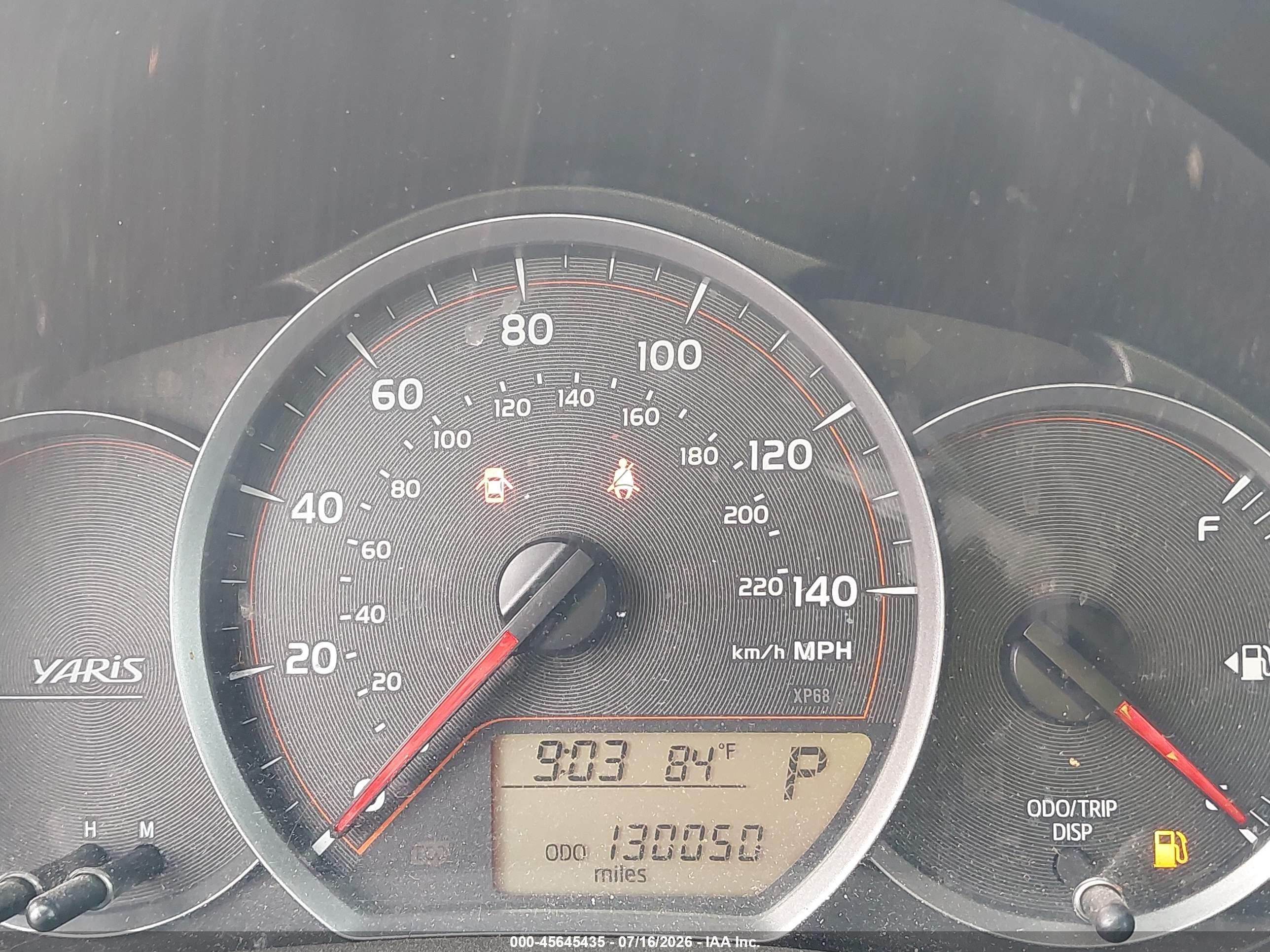 2012 Toyota Yaris Le Синий vin: JTDJTUD30CD507551