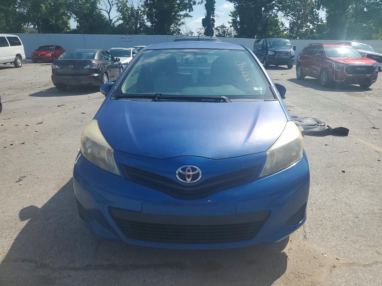 2014 Toyota Yaris 3-door Le Blue vin: JTDJTUD30ED589459