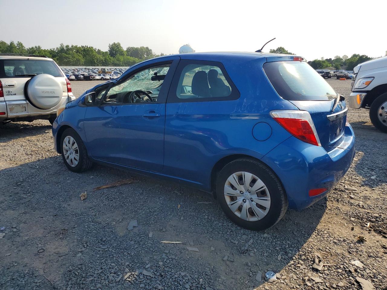 2012 Toyota Yaris 3-door Le Синий vin: JTDJTUD31CD509311