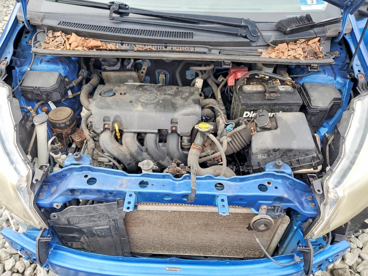 2012 Toyota Yaris Blue vin: JTDJTUD31CD539148
