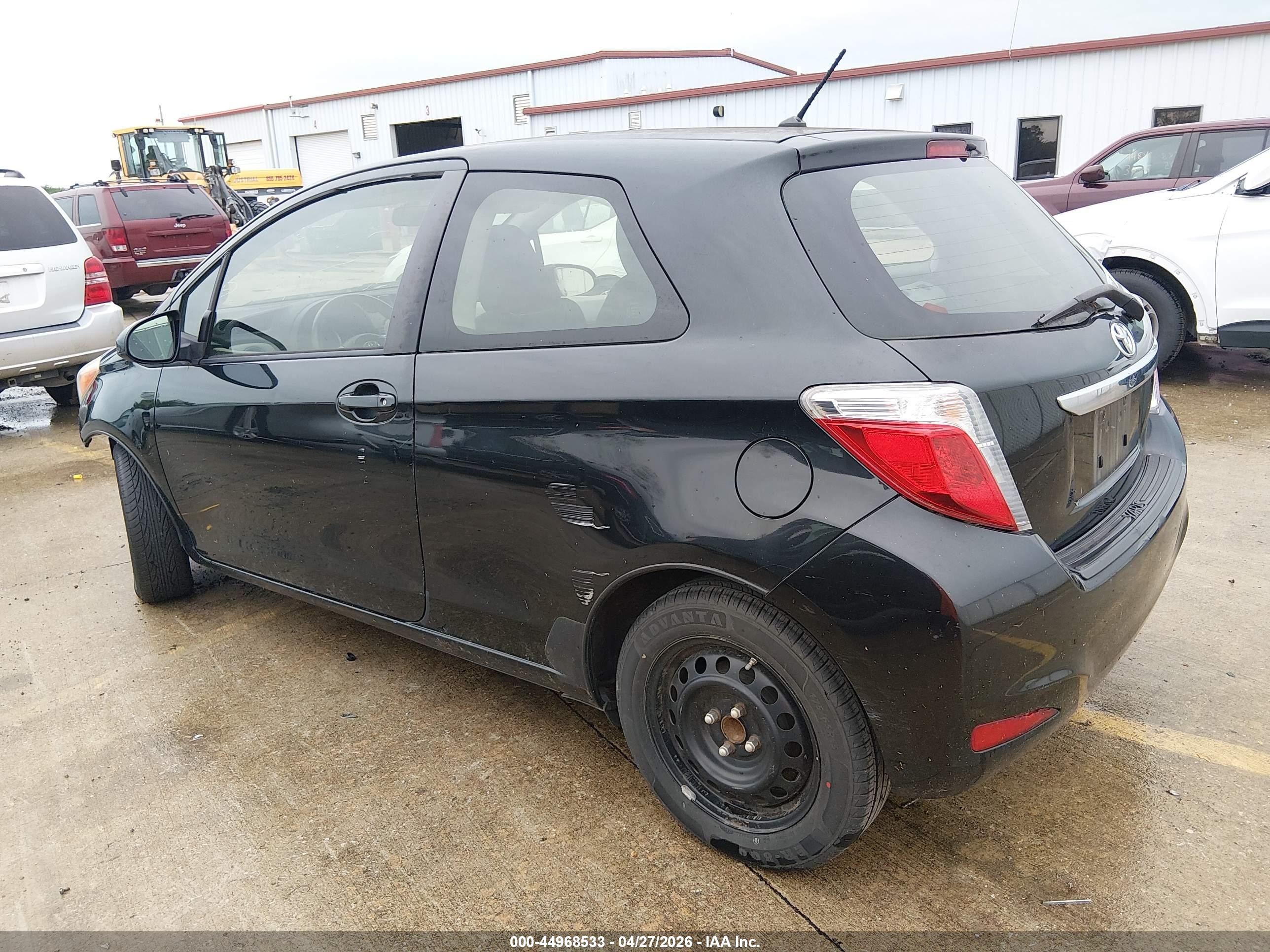 2014 Toyota Yaris Le (tmc/cbu Plant) Black vin: JTDJTUD31ED589390
