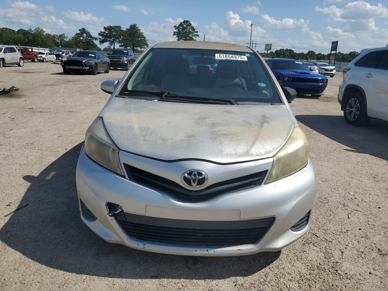 2012 Toyota Yaris Серебряный vin: JTDJTUD35CD534292