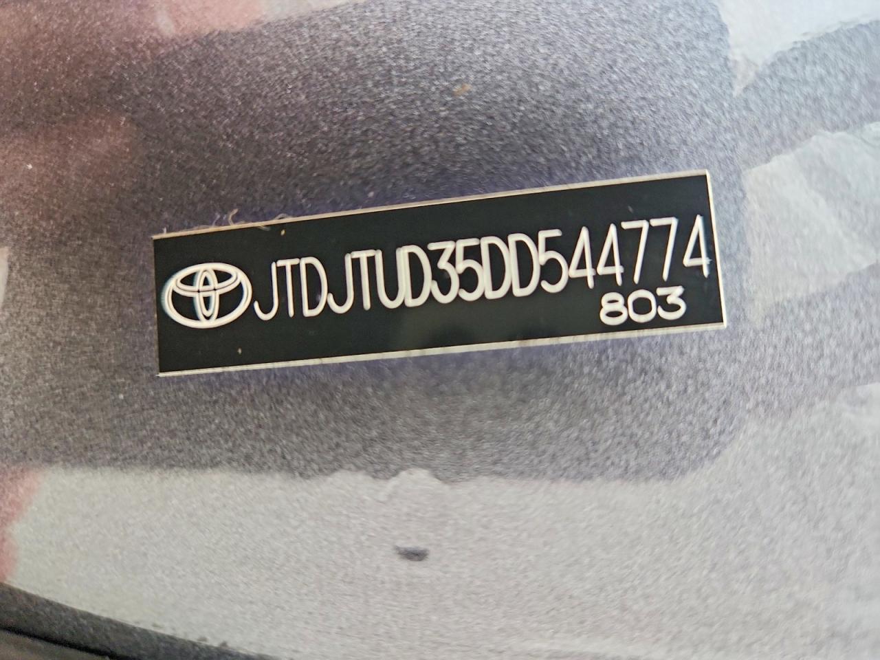 2013 Toyota Yaris 3-door L Gray vin: JTDJTUD35DD544774