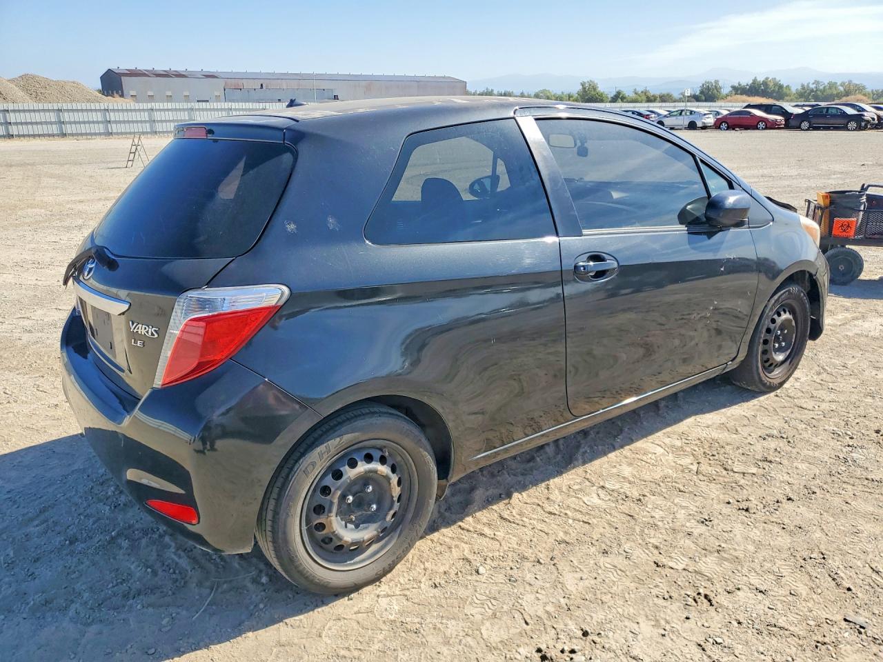 2012 Toyota Yaris 3-door Le Black vin: JTDJTUD36CD503679