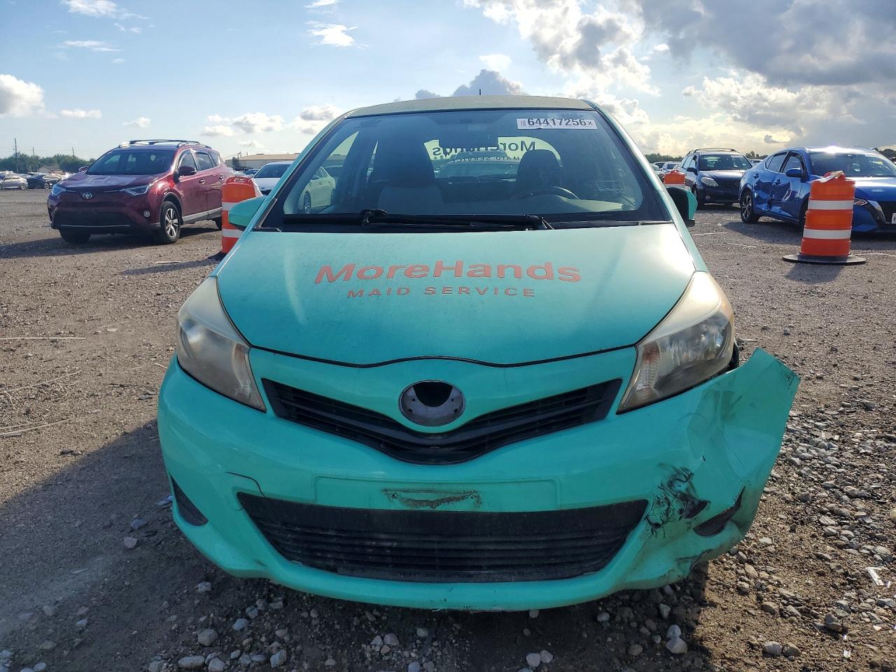 2012 Toyota Yaris 3-door L Green vin: JTDJTUD37CD541132