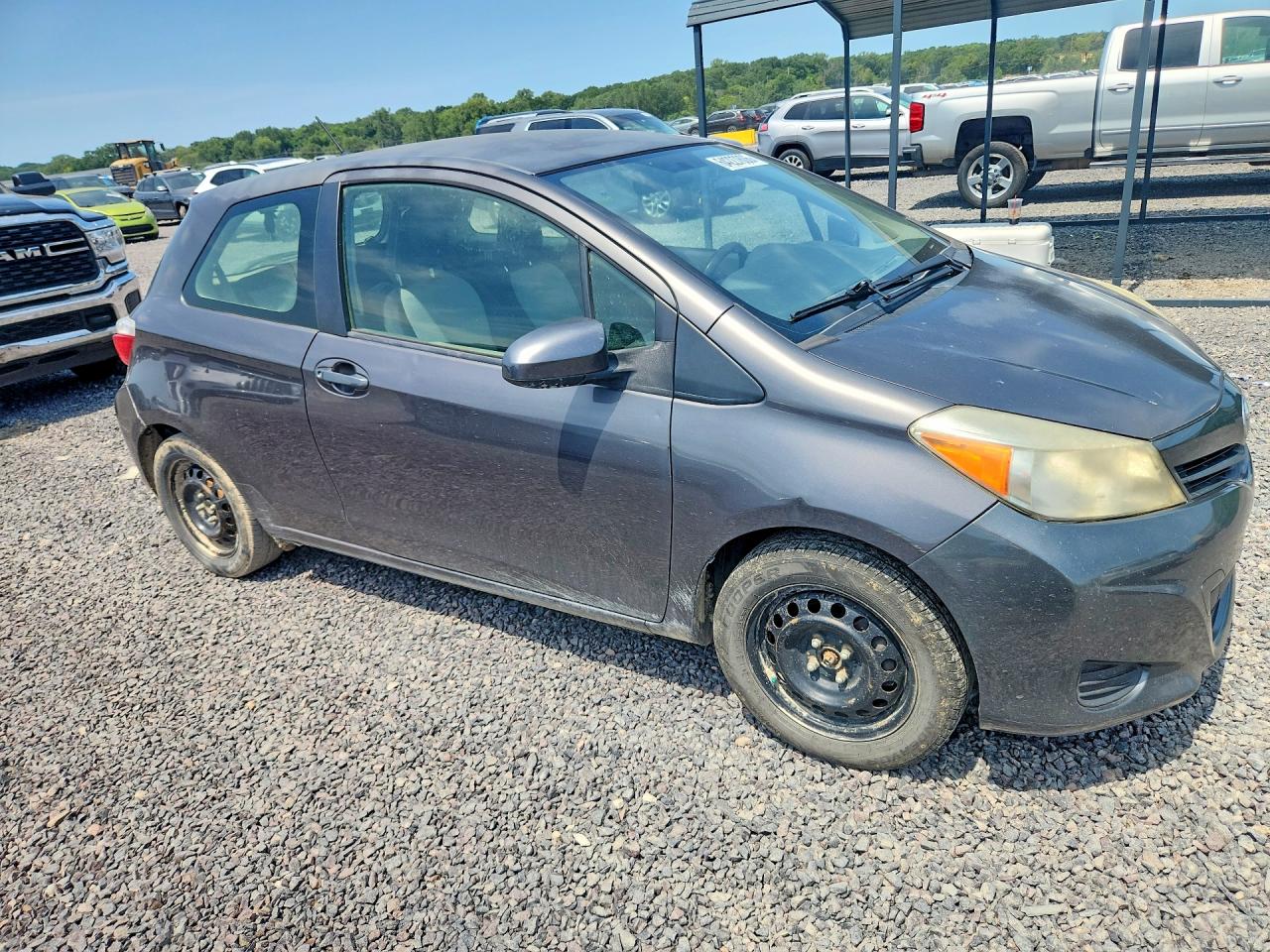 2012 Toyota Yaris Серый vin: JTDJTUD38CD511895