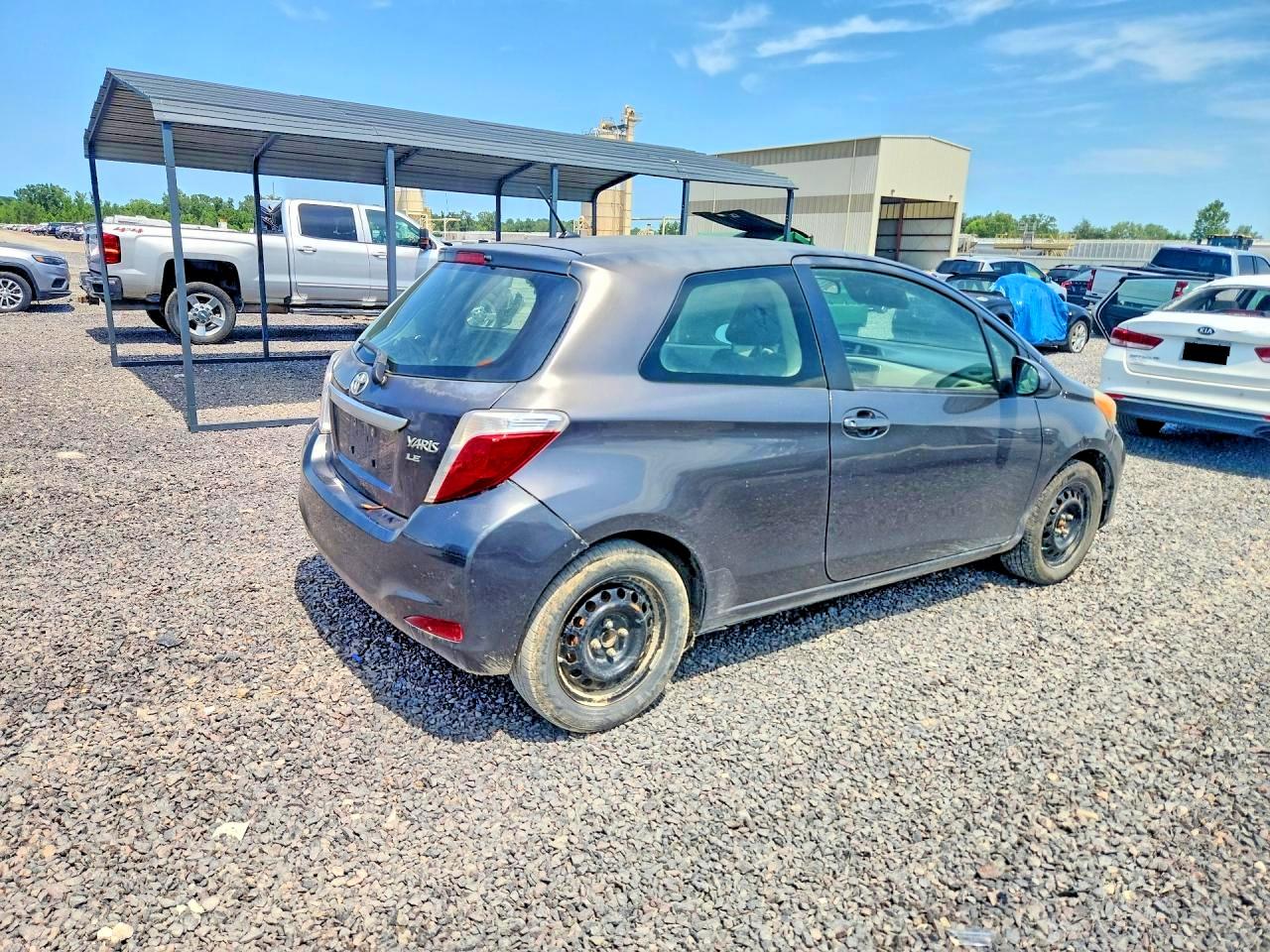 2012 Toyota Yaris Серый vin: JTDJTUD38CD511895