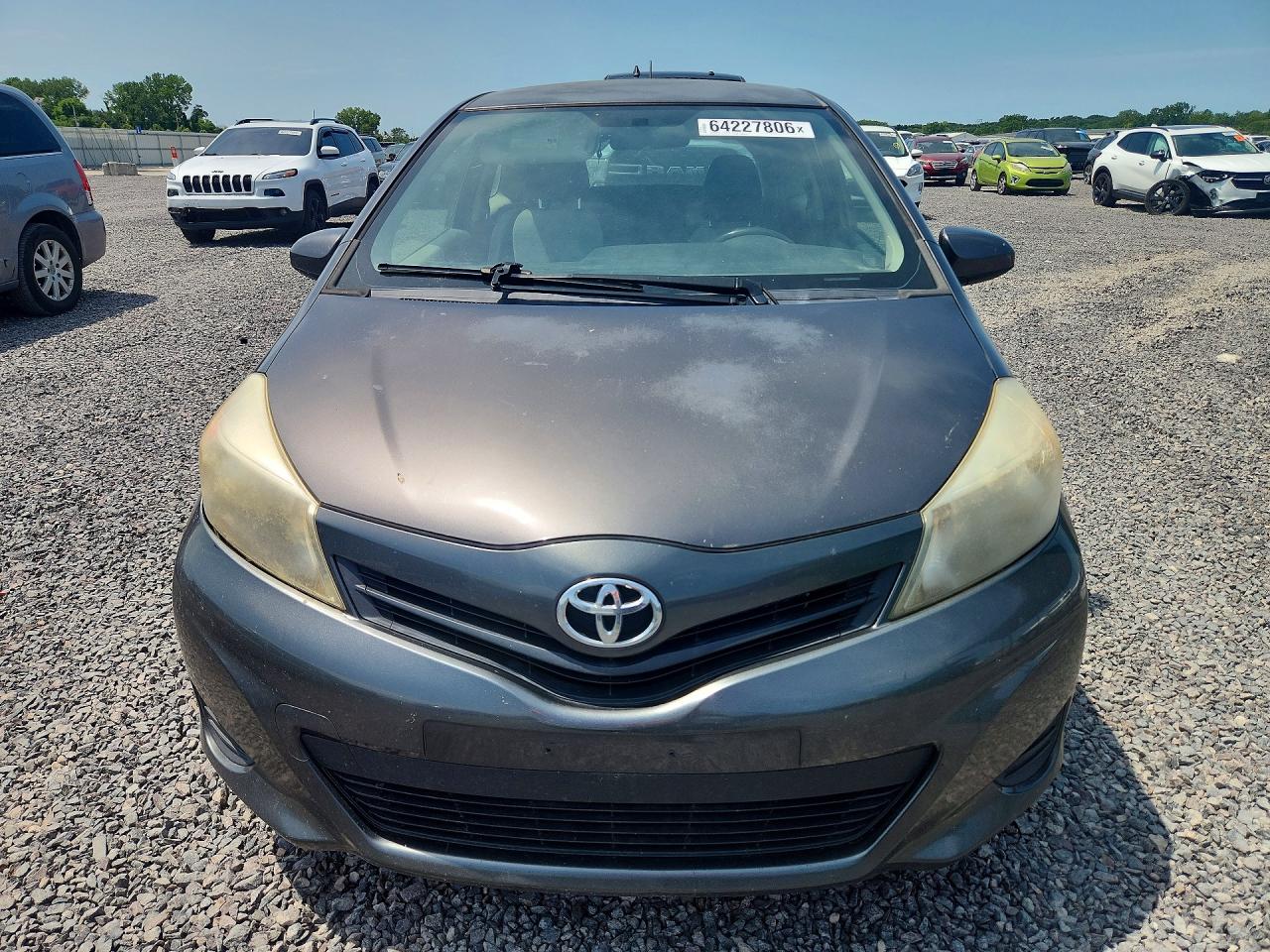 2012 Toyota Yaris Серый vin: JTDJTUD38CD511895