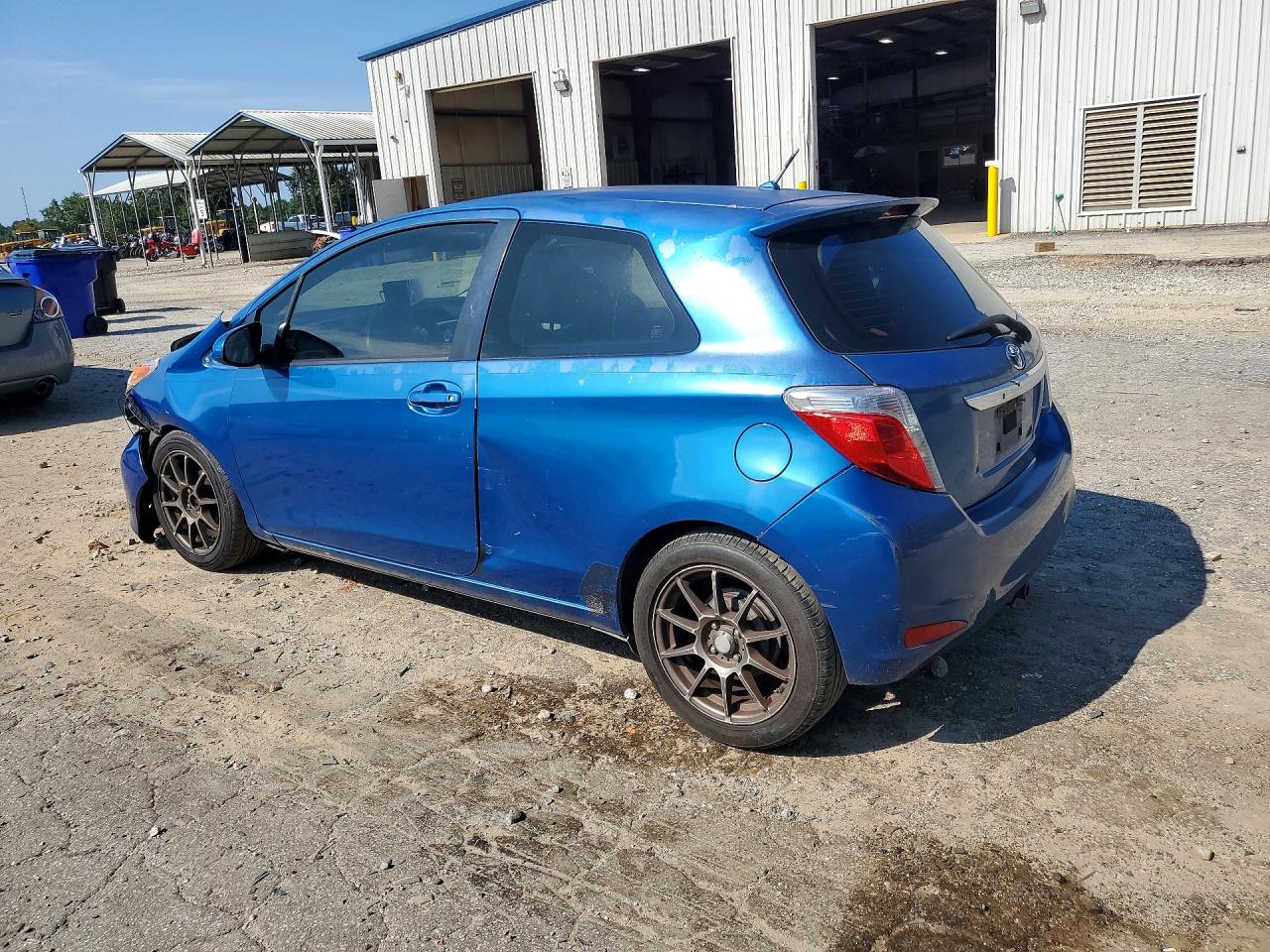 2012 Toyota Yaris 3-door L Blue vin: JTDJTUD39CD542184