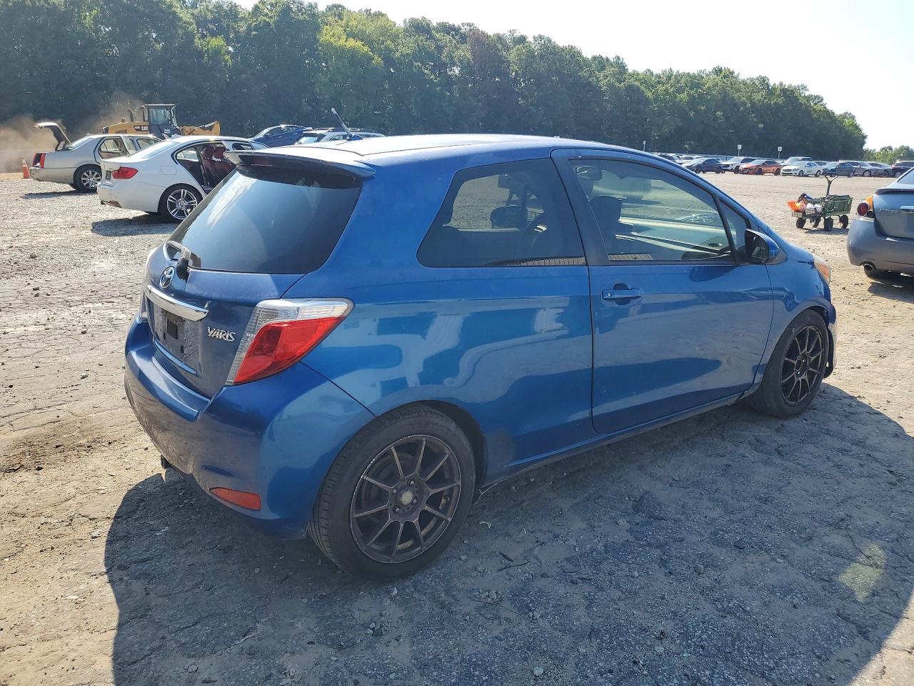 2012 Toyota Yaris 3-door L Blue vin: JTDJTUD39CD542184