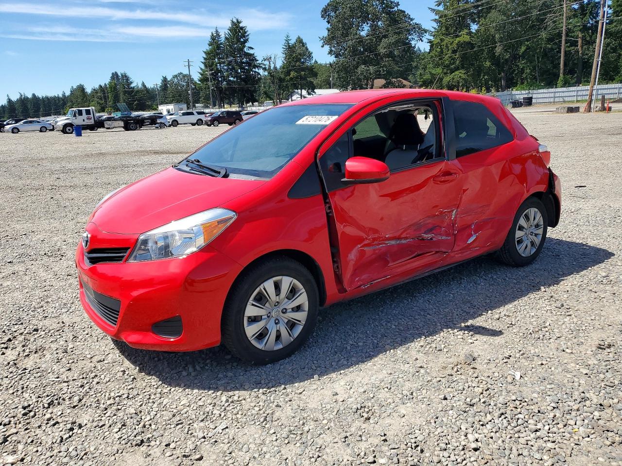 2014 Toyota Yaris 3-door Le Red vin: JTDJTUD3XED584625