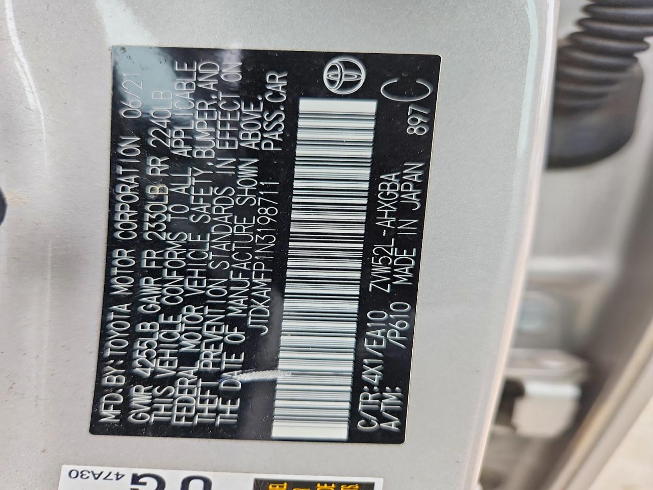 2022 Toyota Prius Prime Limited Silver vin: JTDKAMFP1N3198711