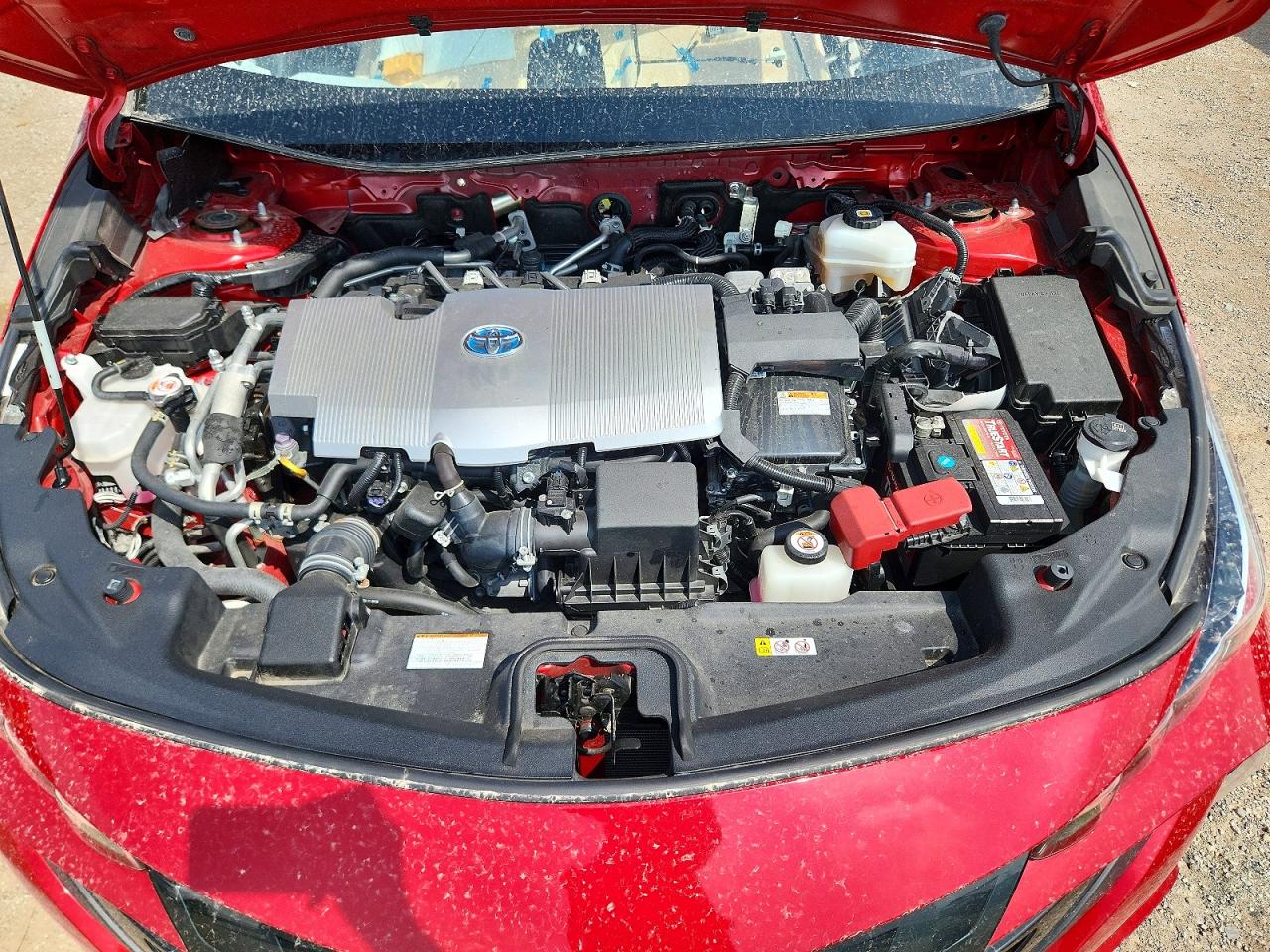 2021 Toyota Prius Prime Xle Red vin: JTDKAMFP3M3165885