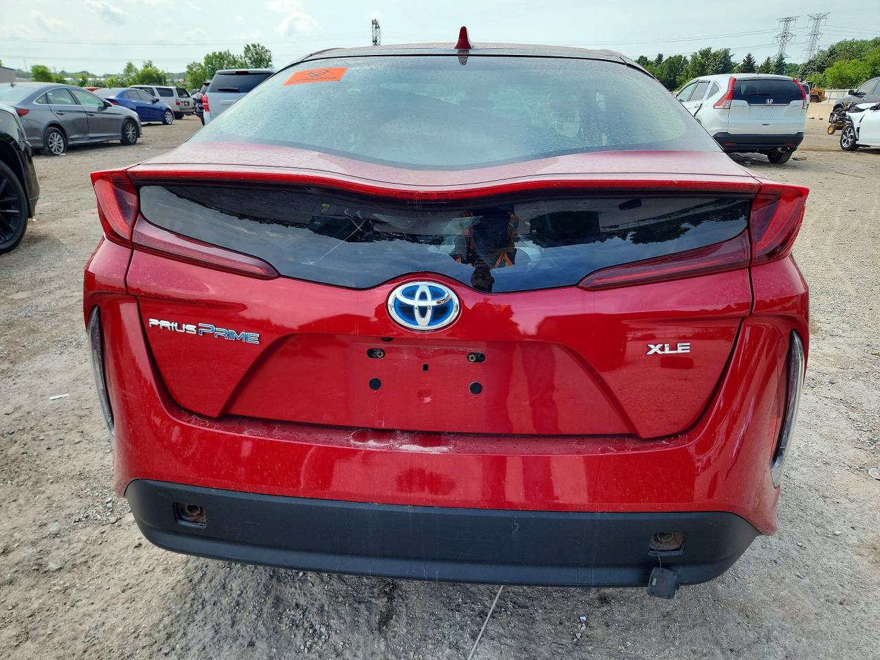 2021 Toyota Prius Prime Xle Red vin: JTDKAMFP3M3165885