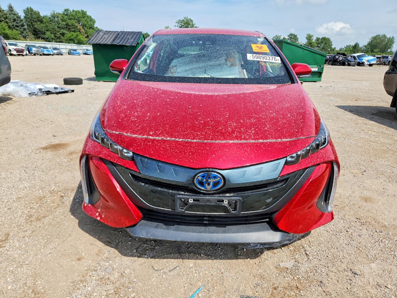 2021 Toyota Prius Prime Xle Red vin: JTDKAMFP3M3165885