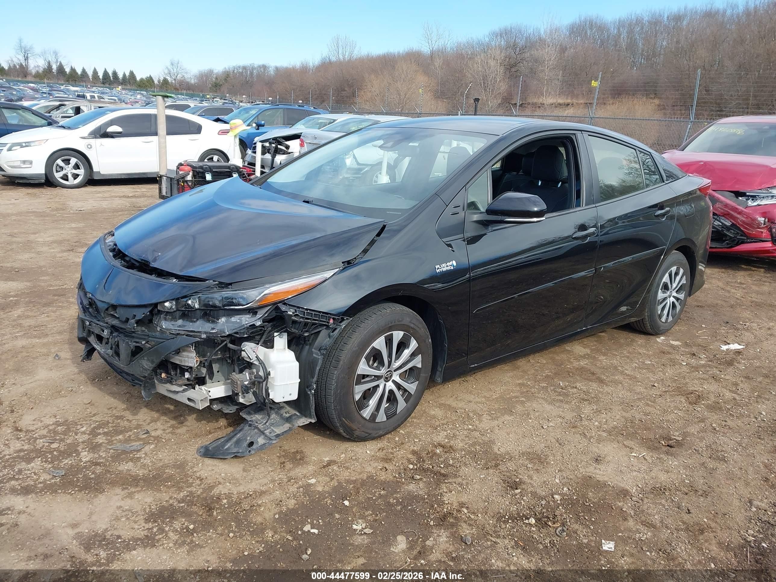 2022 Toyota Prius Prime Xle Black vin: JTDKAMFP4N3202251