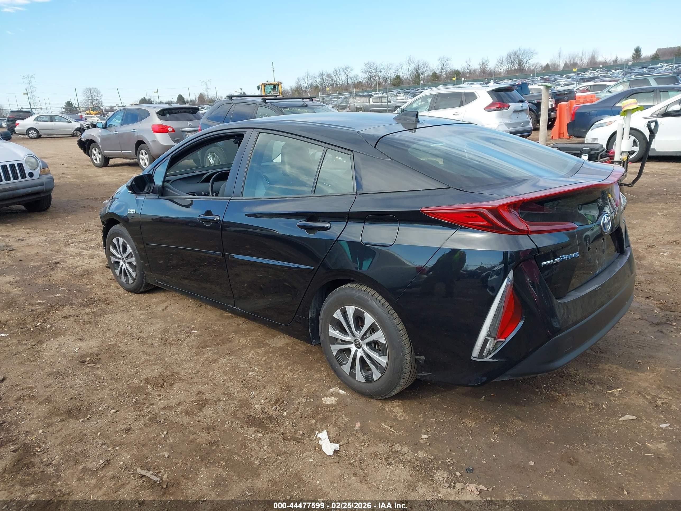 2022 Toyota Prius Prime Xle Black vin: JTDKAMFP4N3202251